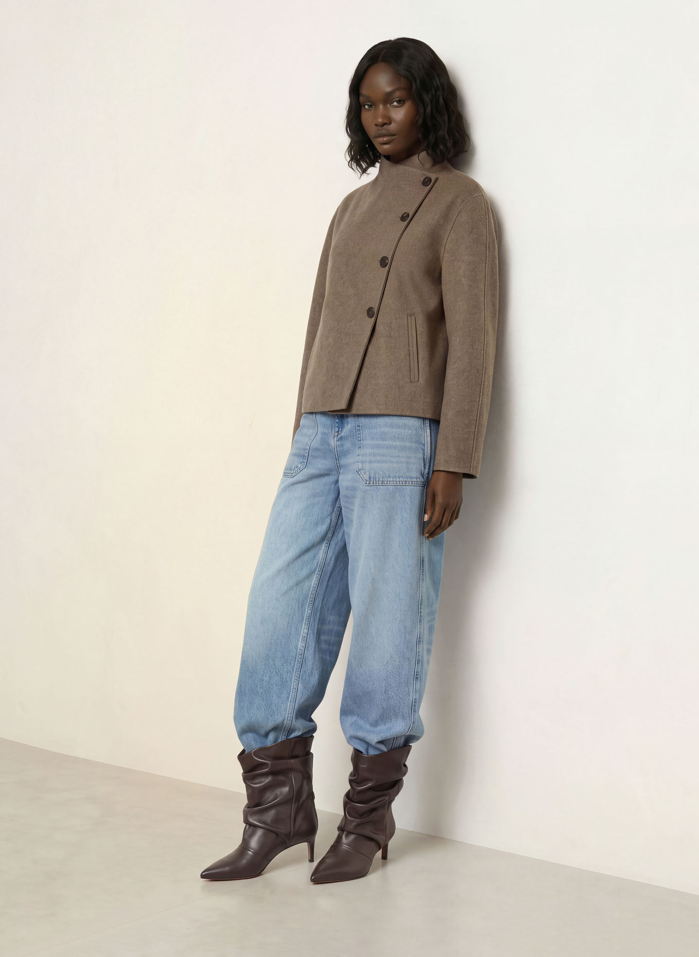 ba&sh Jacke KEMELIA: BRAUN