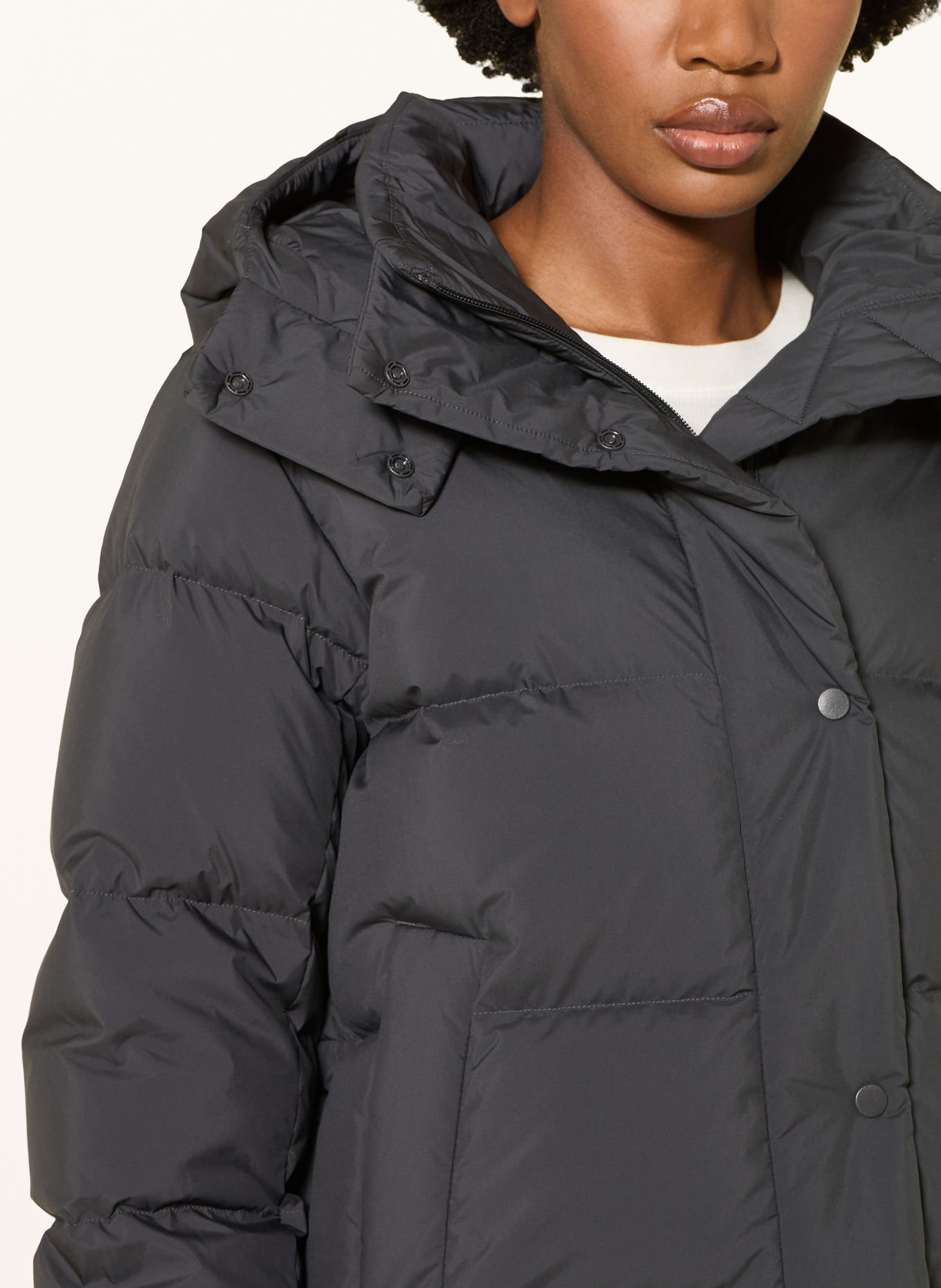 lululemon WUNDER PUFF™ Down jacket with Detachable Hood: DARK GRAY