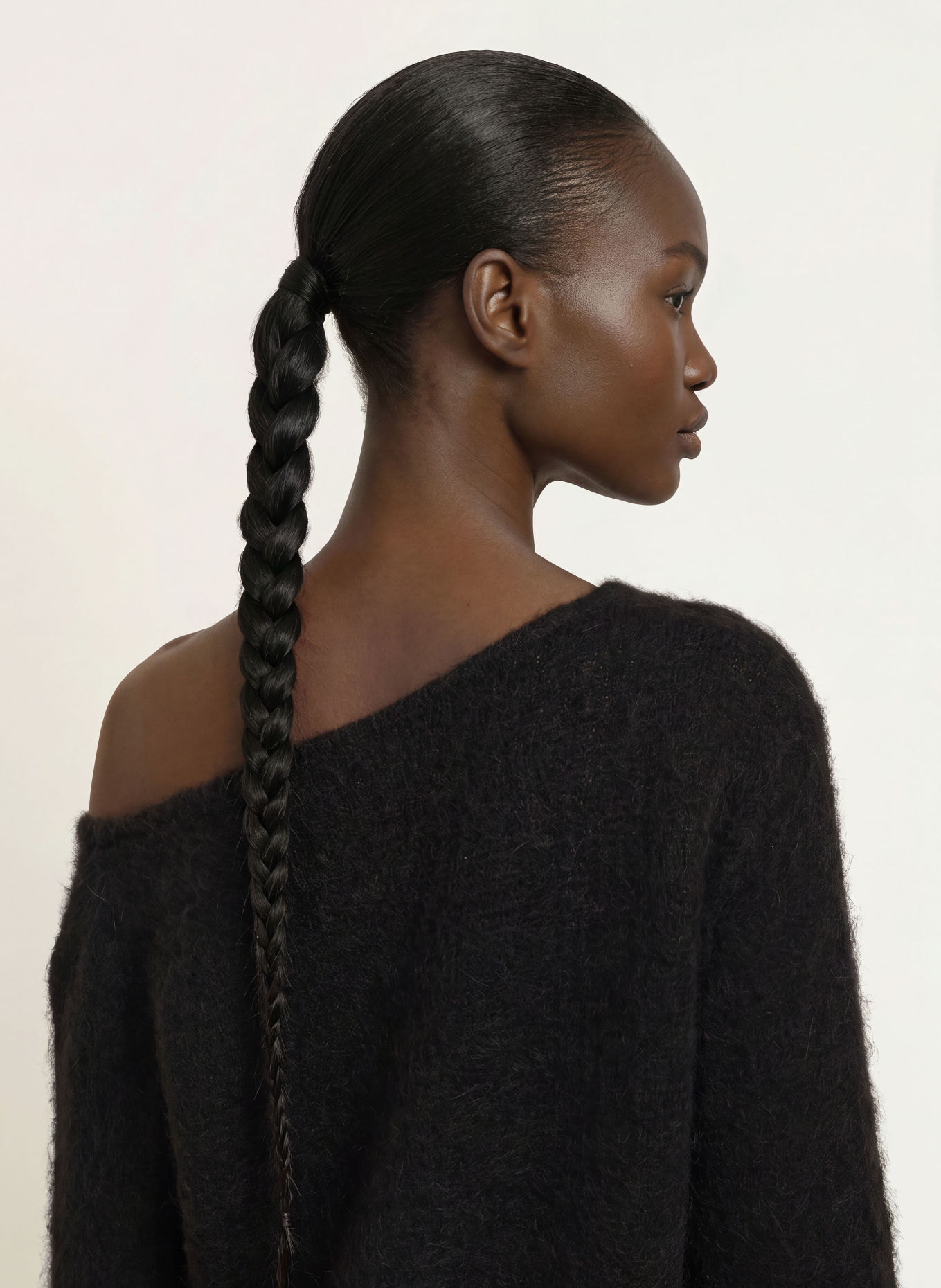 ba&sh SUELA Sweater with Alpaca: BLACK