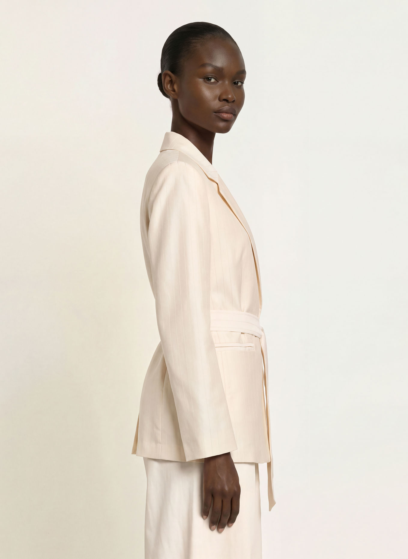 CLAUDIE PIERLOT Satinblazer: ECRU