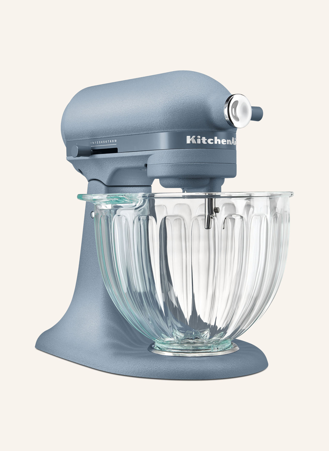 KitchenAid Küchenmaschine ARTISAN LUMINAIRE: BLAUGRAU / SILBER