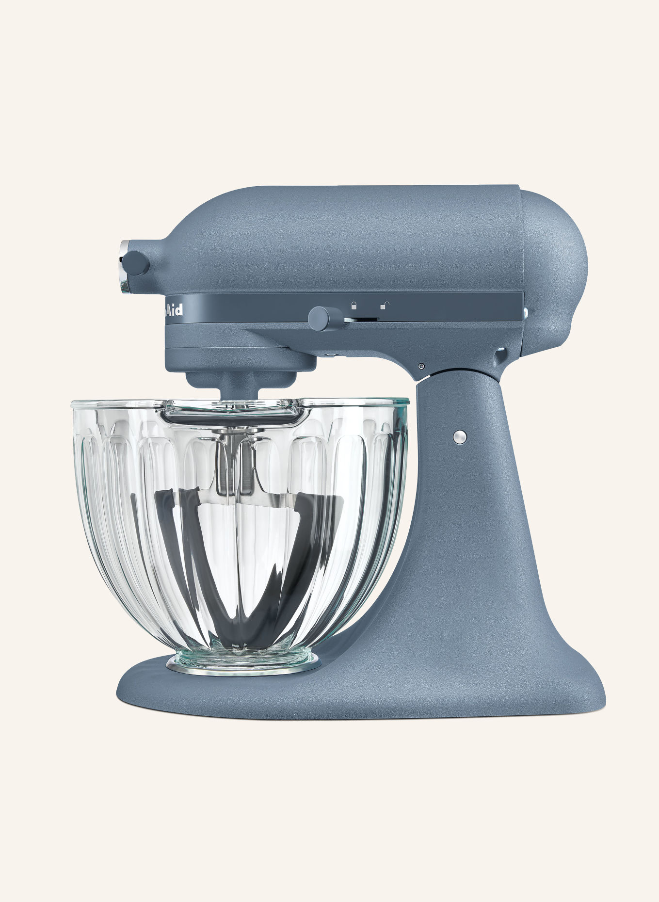 KitchenAid Küchenmaschine ARTISAN LUMINAIRE: BLAUGRAU / SILBER