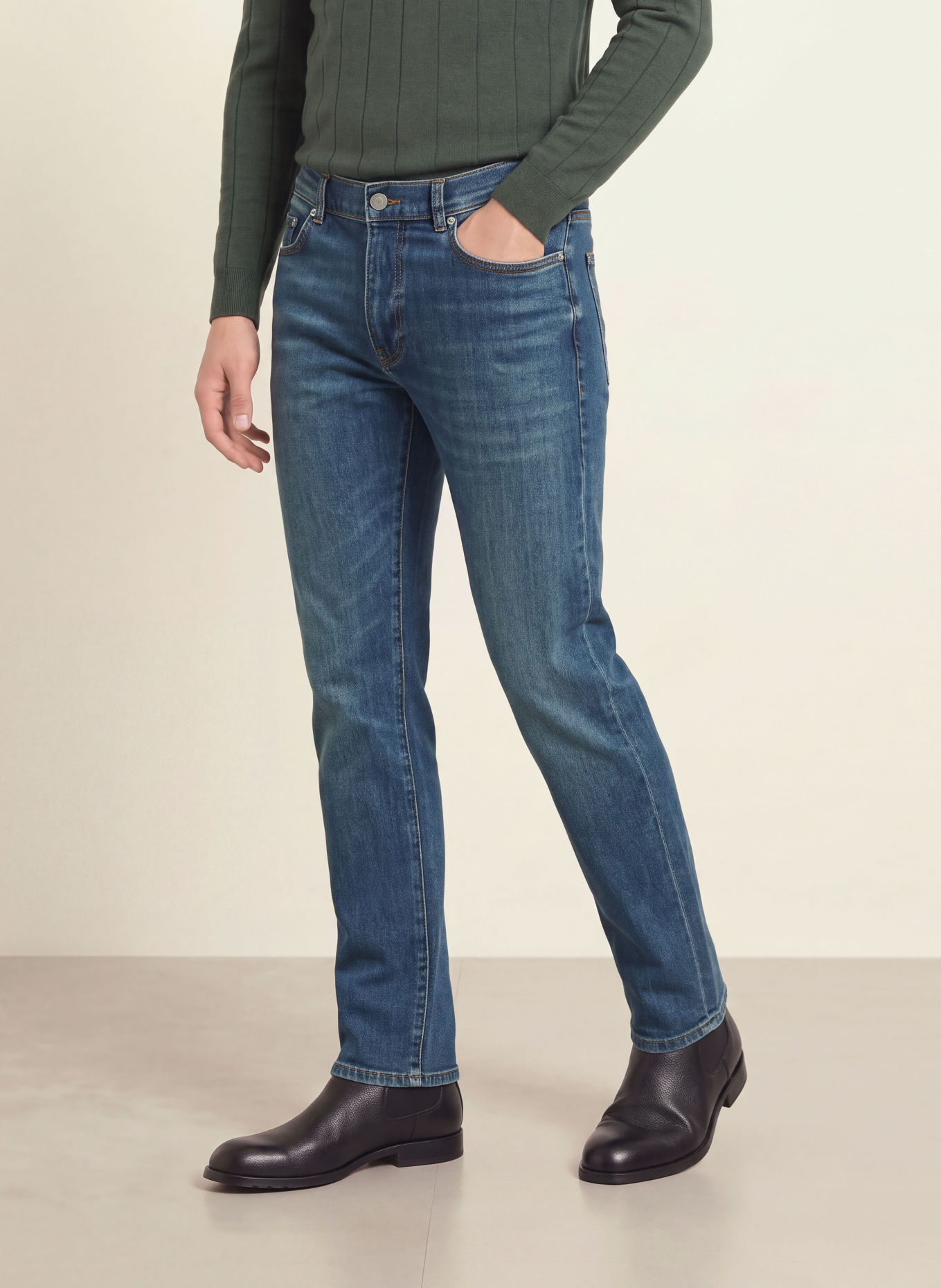 REISS Blugi FLOYD Slim Fit: 45 BLUE WASH