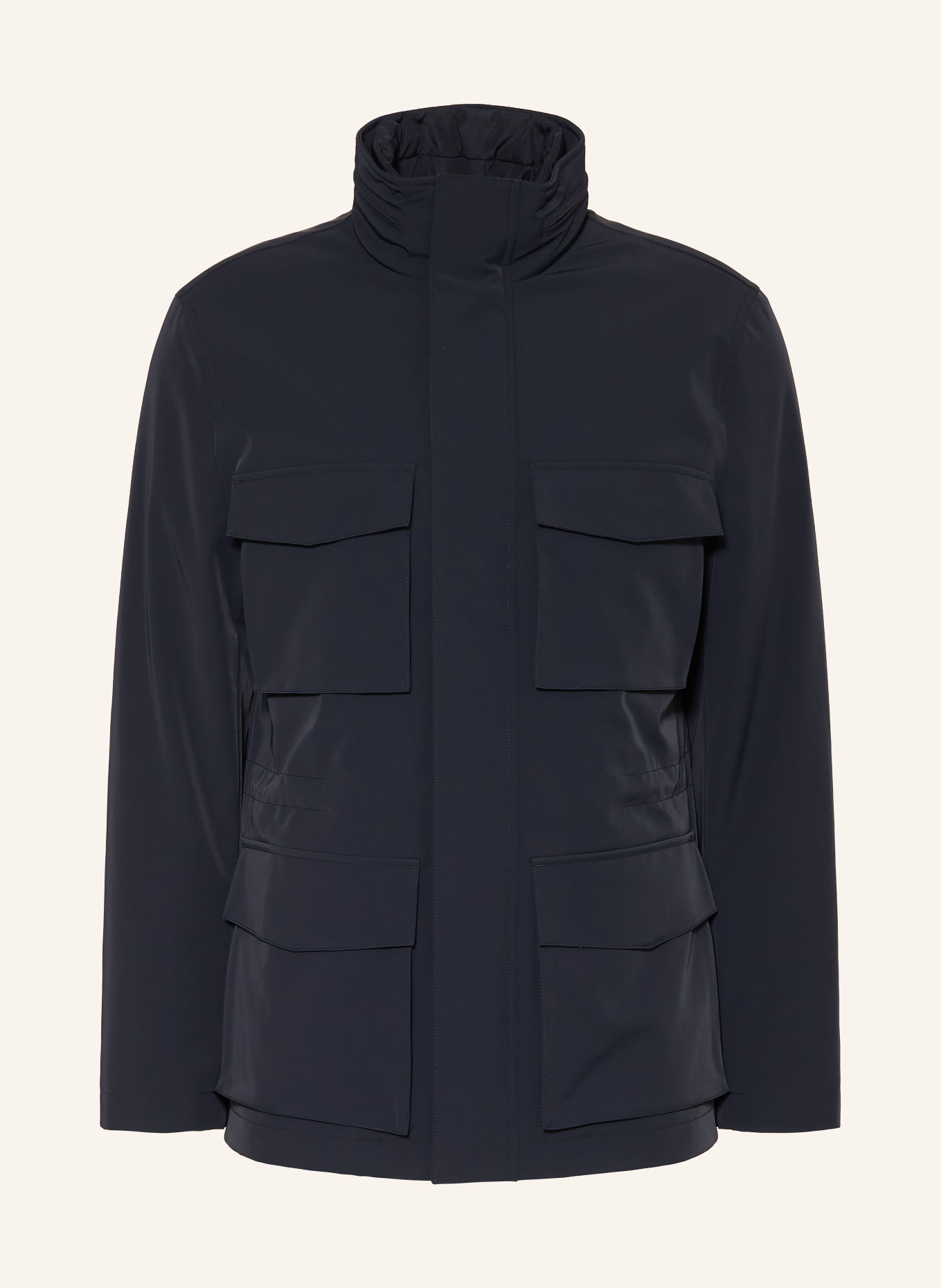 REISS Fieldjacket GLICK mit herausnehmbarer Blende: DUNKELBLAU