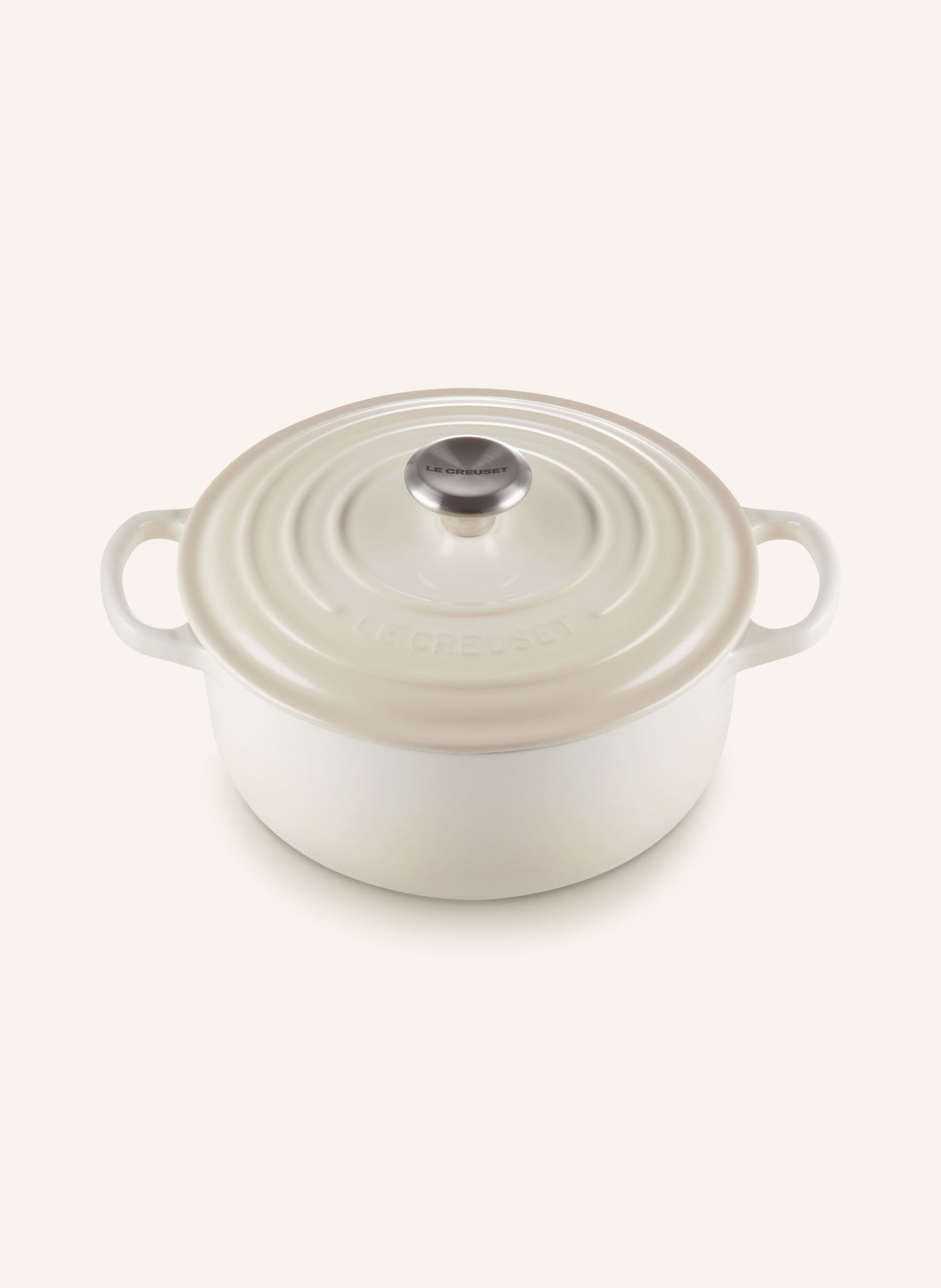 LE CREUSET SIGNATURE Roasting Pan: MERINGUE