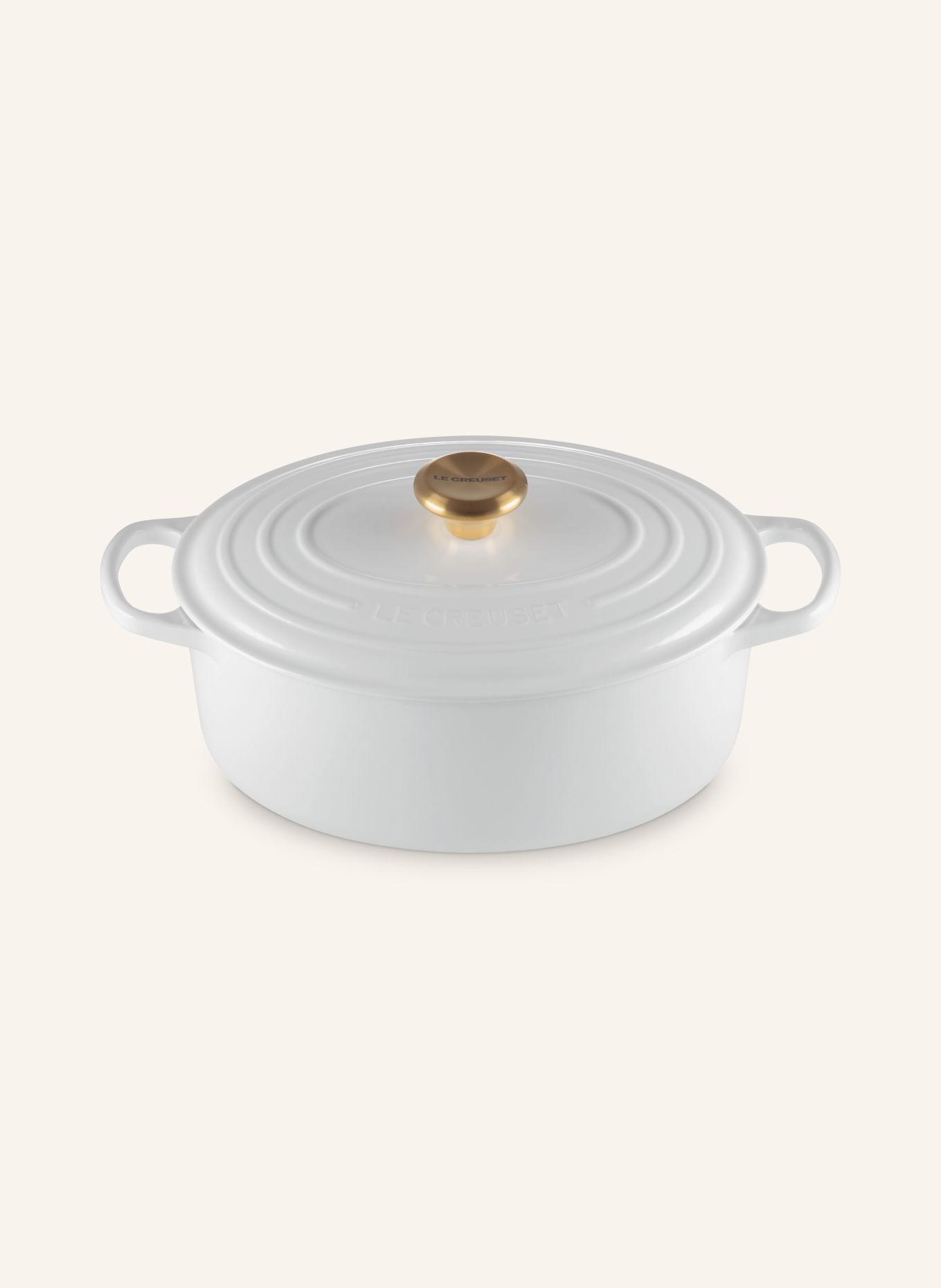 LE CREUSET Cocotte SIGNATURE: WHITE