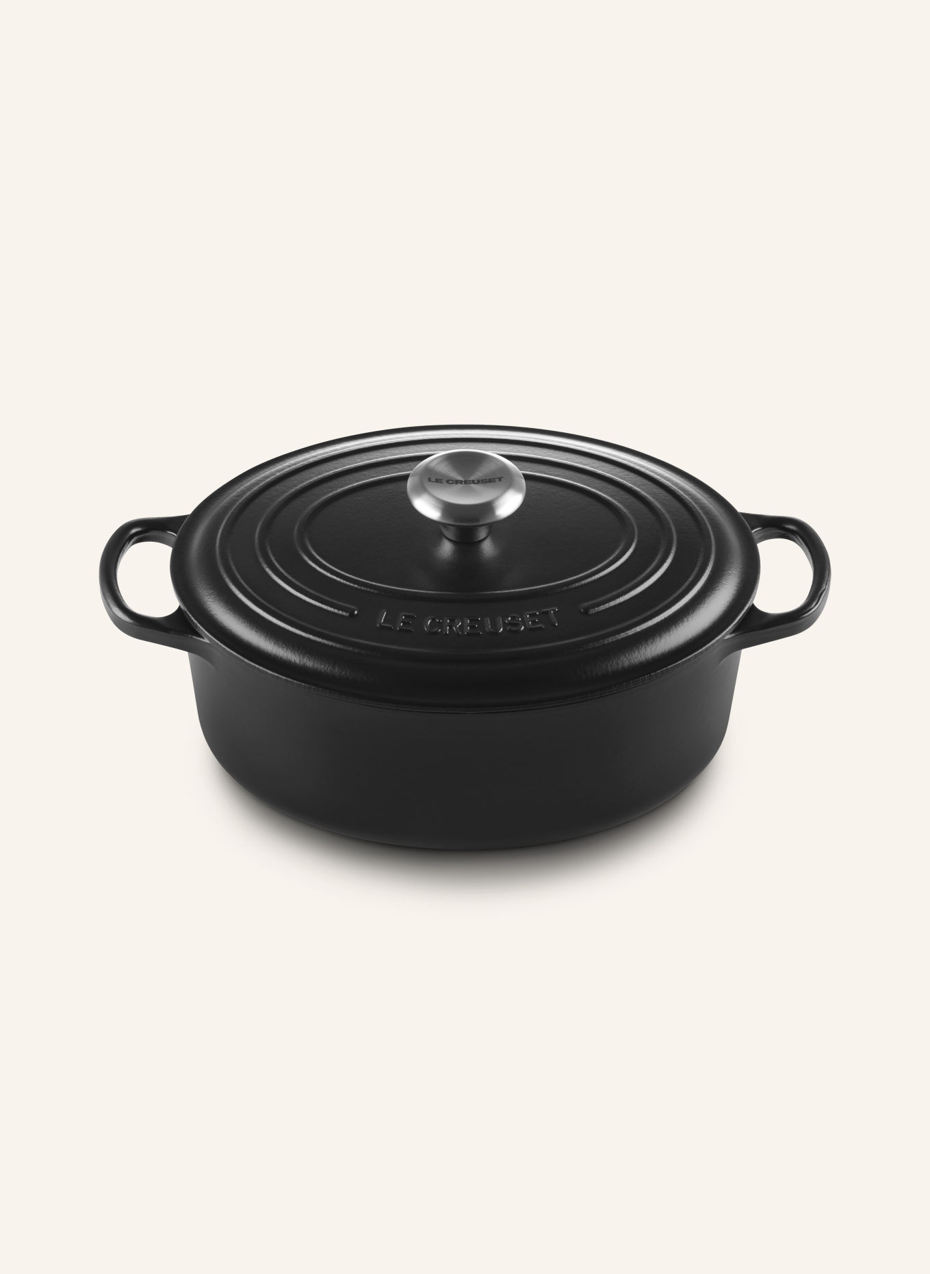 LE CREUSET SIGNATURE Roasting Pan: MATTE BLACK