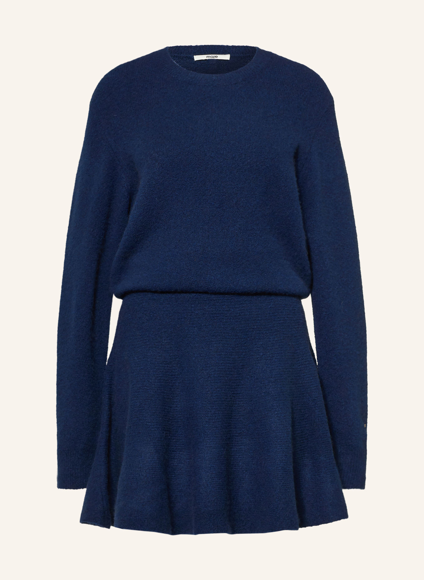 maje Strickkleid: DUNKELBLAU