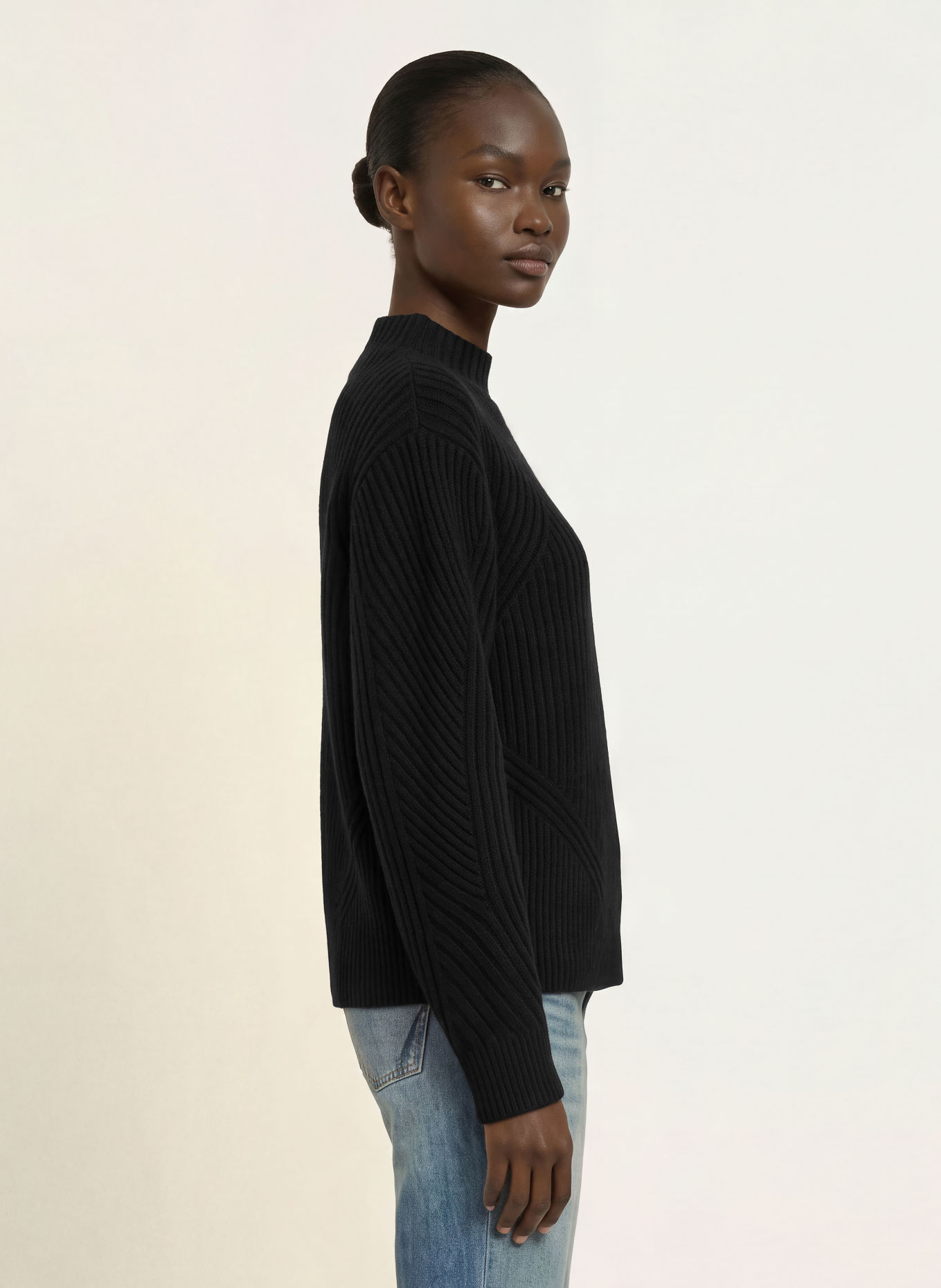 ALLSAINTS SADIE Sweater: BLACK