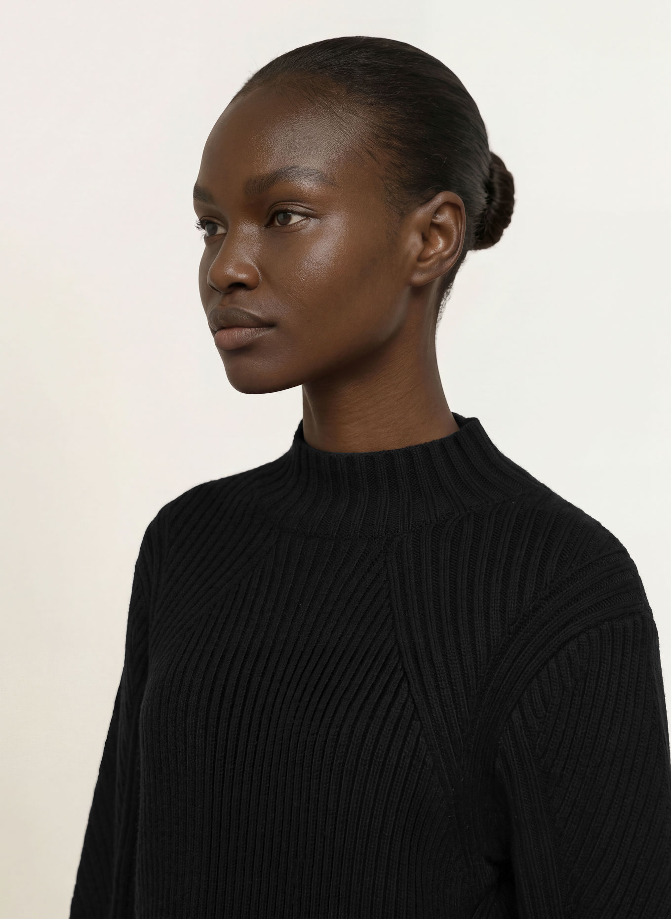 ALLSAINTS SADIE Sweater: BLACK