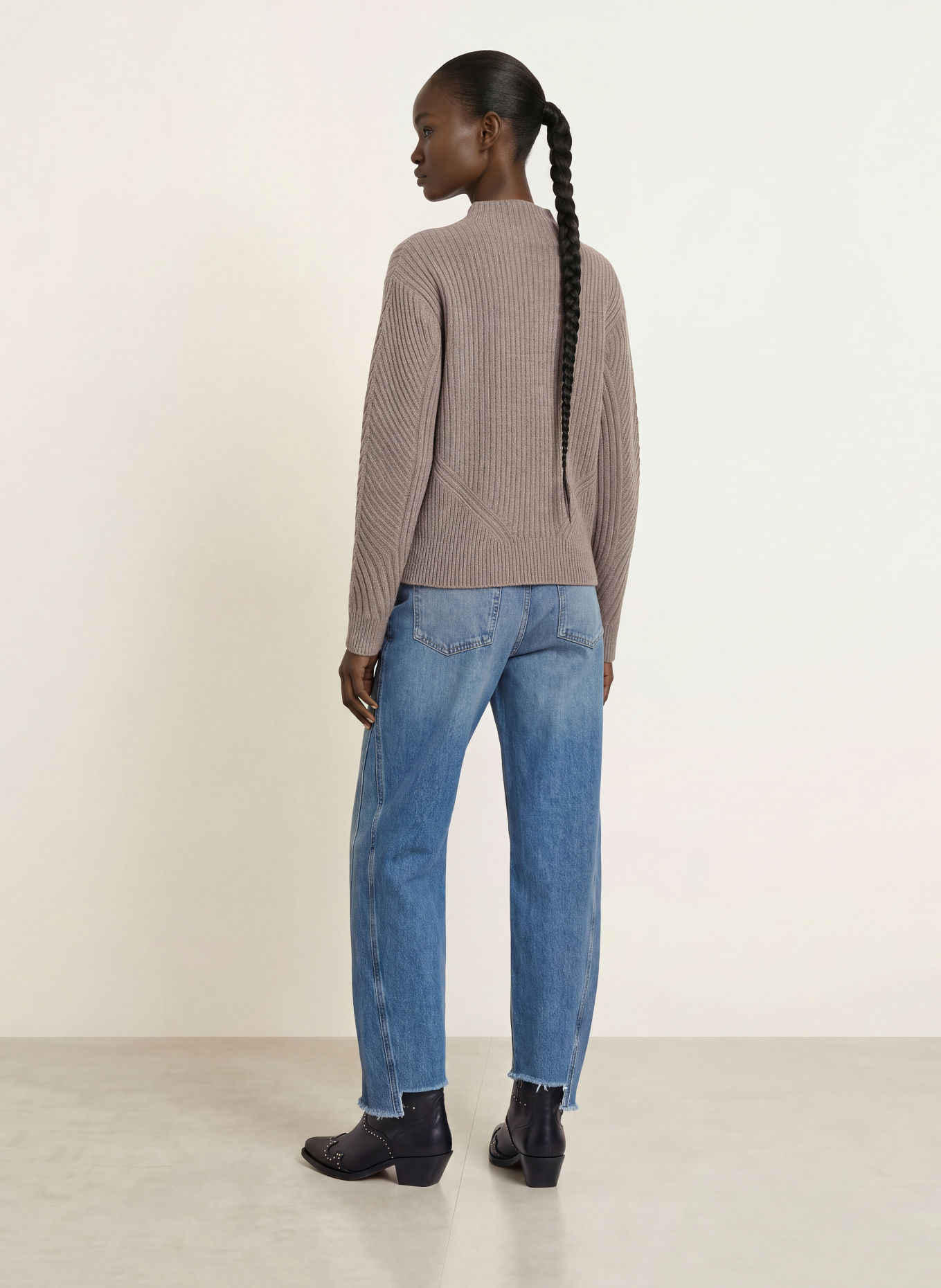 ALLSAINTS SADIE Sweater: TAUPE