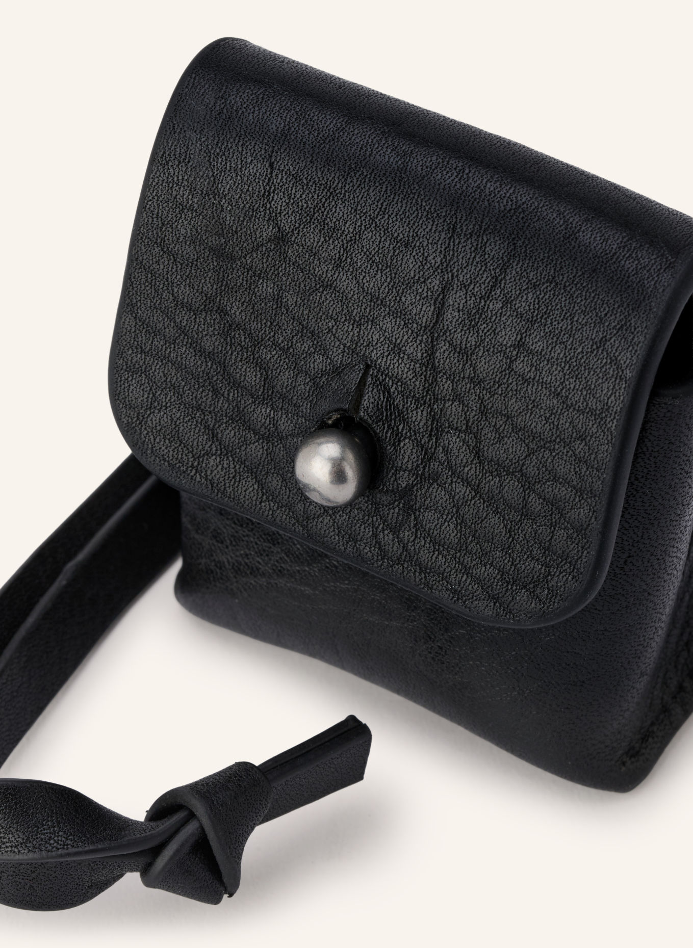 ALLSAINTS Micro Bag STUD MINI CASE: SCHWARZ