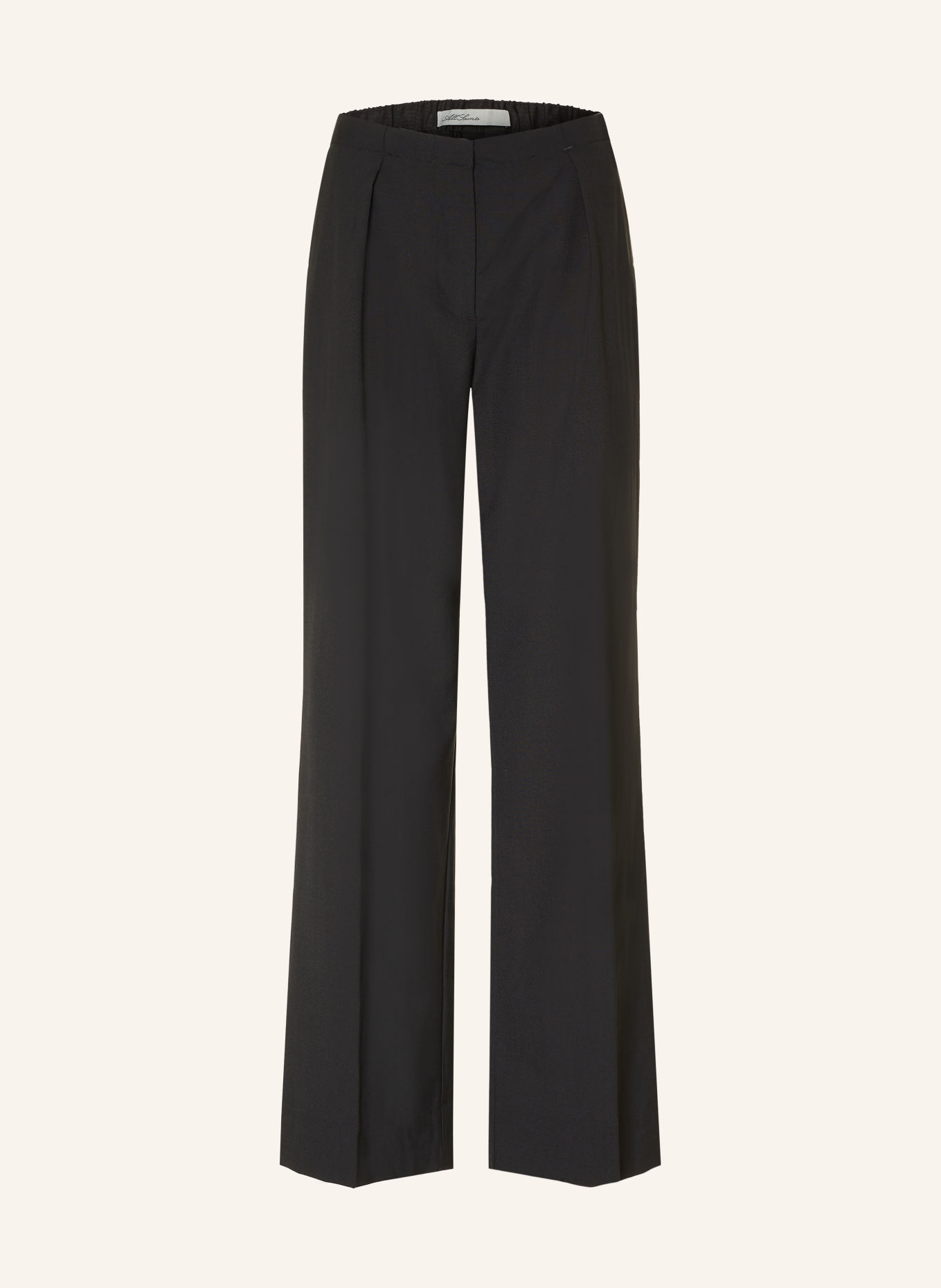 ALLSAINTS Wide-leg trousers: BLACK