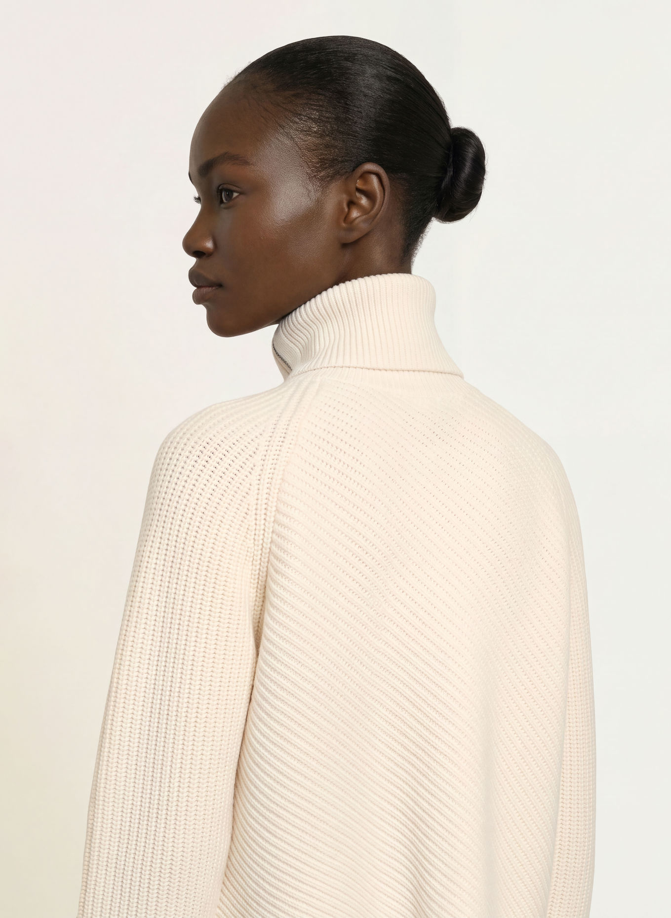 ALLSAINTS CLEO Turtleneck sweater: ECRU
