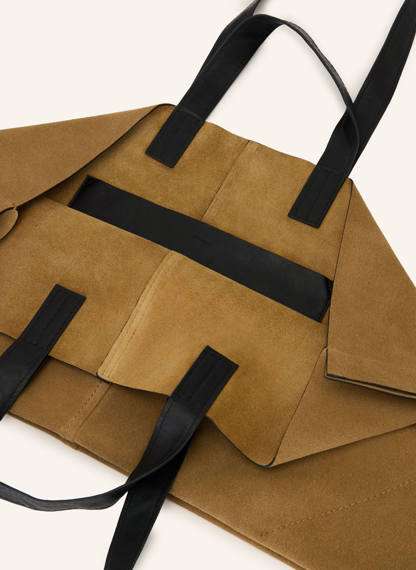 ALLSAINTS Shopper LUTECE: HELLBRAUN / SCHWARZ