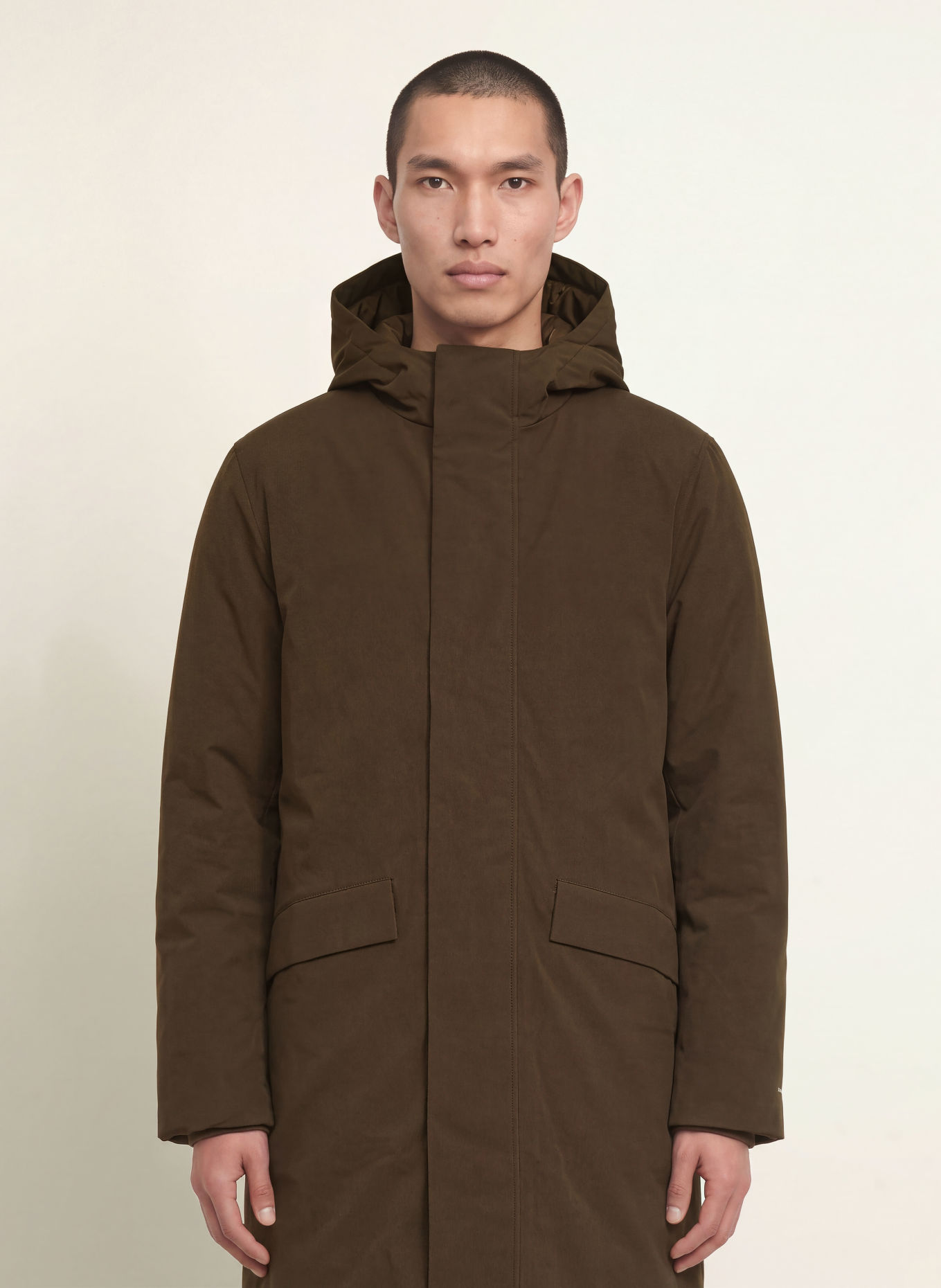 SANDRO Parka: DUNKELBRAUN