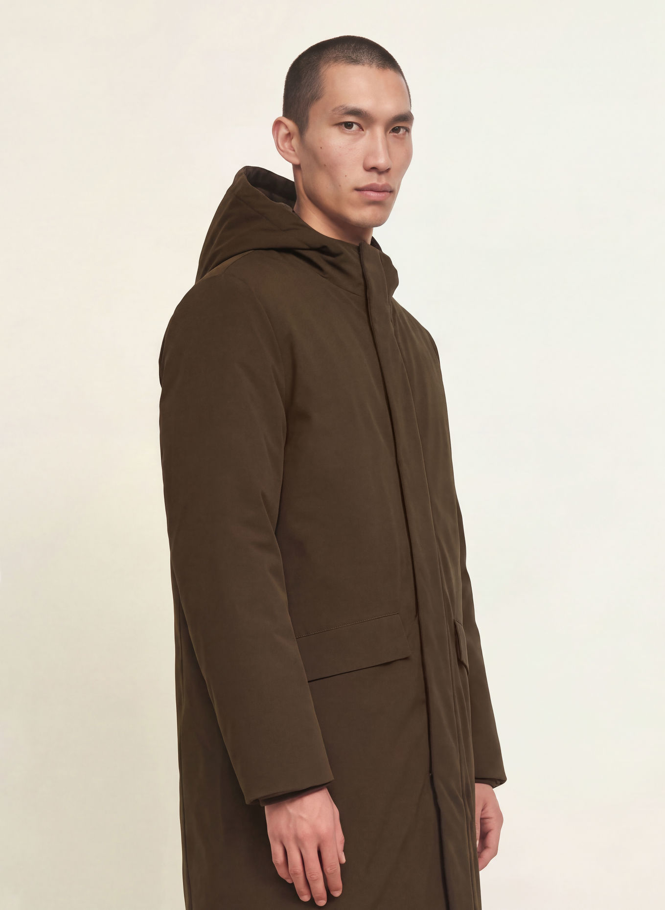 SANDRO Parka: DUNKELBRAUN