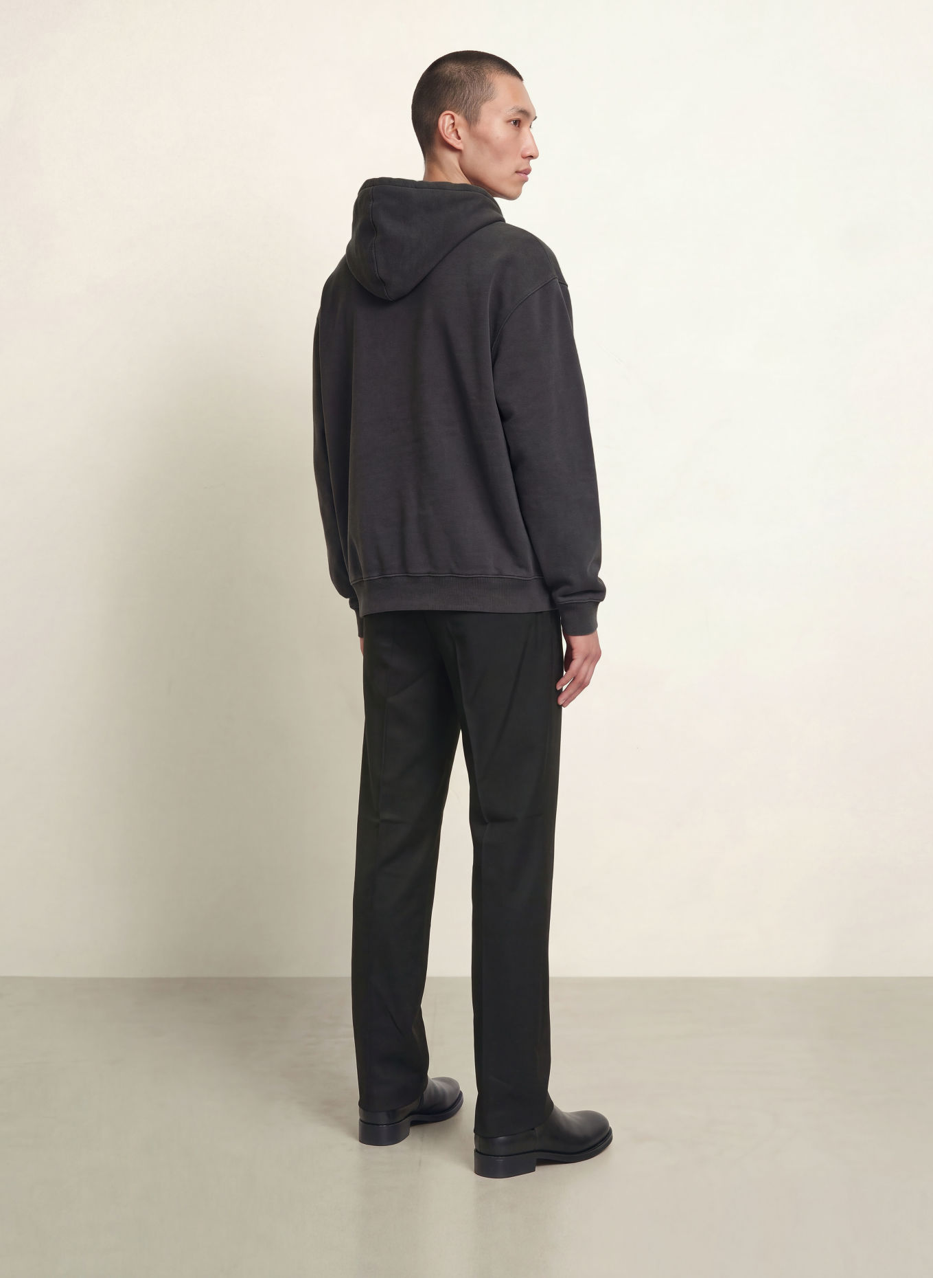 ALLSAINTS BRAX Zip-up sweatshirt: DARK GRAY