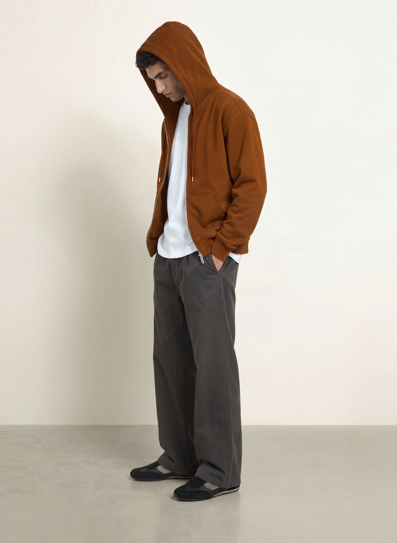 ALLSAINTS Sweatjacka BRAX: BRUN