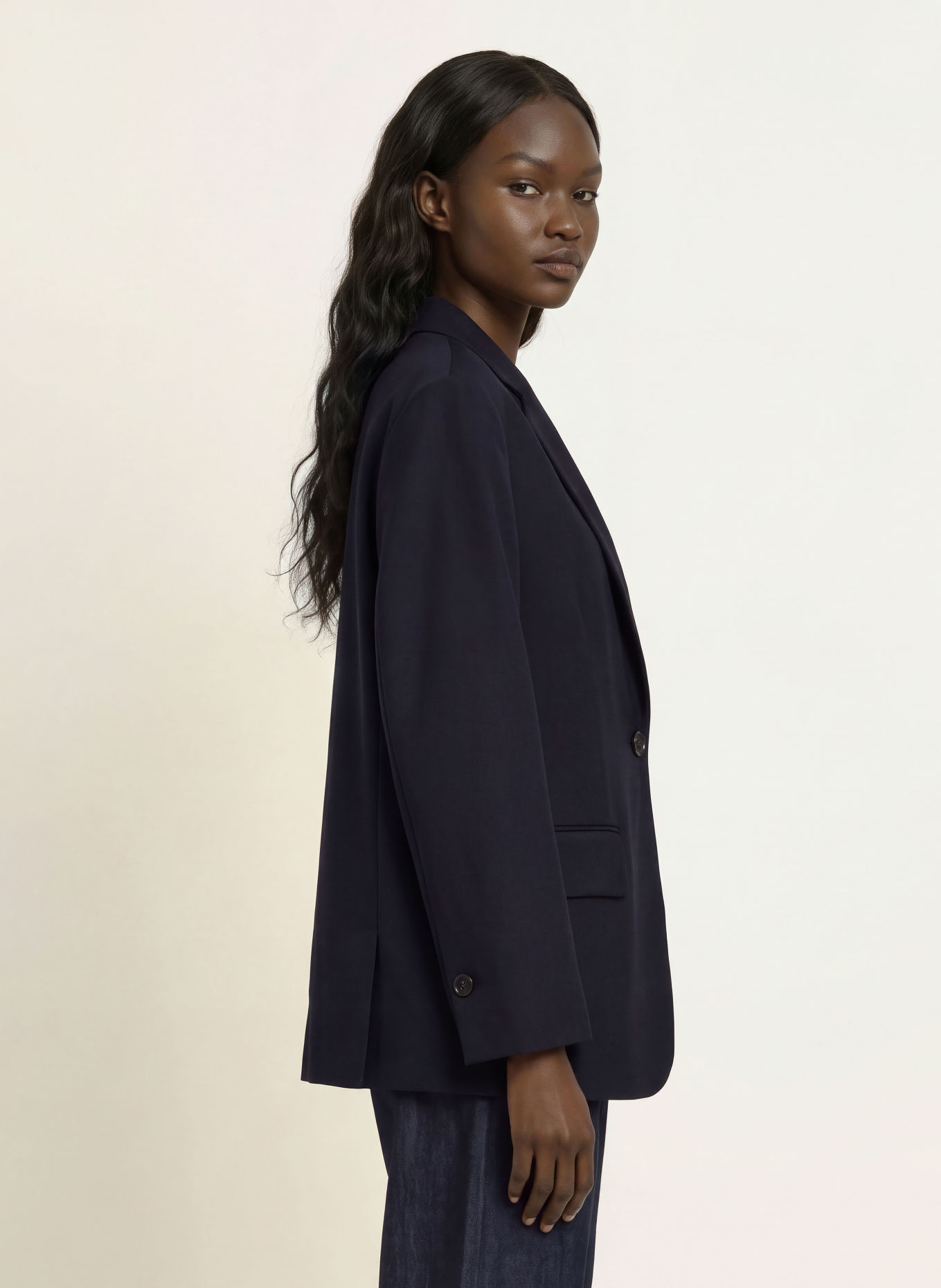 ARKET Blazer: DONKERBLAUW