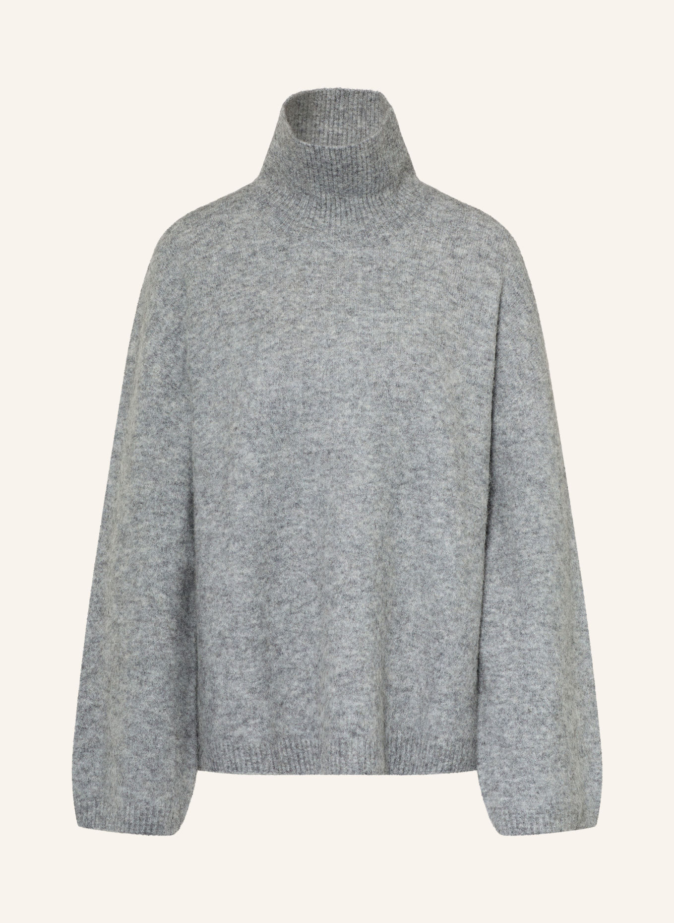 ARKET Rollkragenpullover mit Alpaka: GRAU