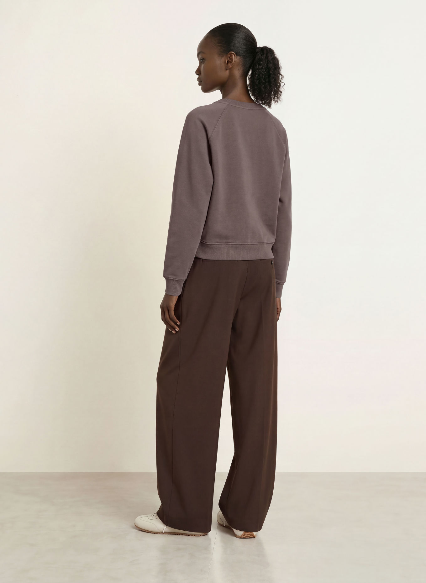 ARKET Sweatshirt: TAUPE