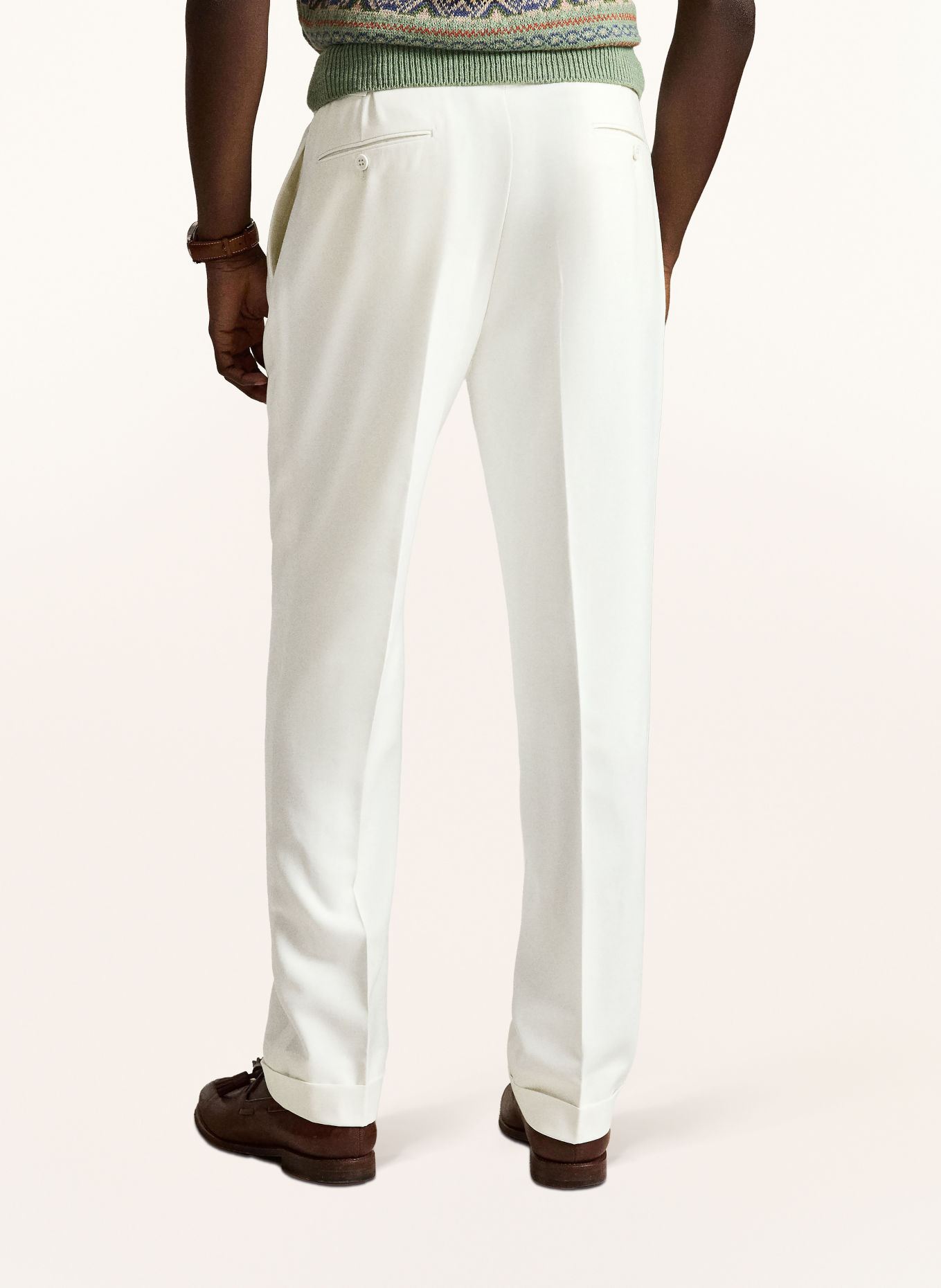 POLO RALPH LAUREN Chino coupe classique: BLANC
