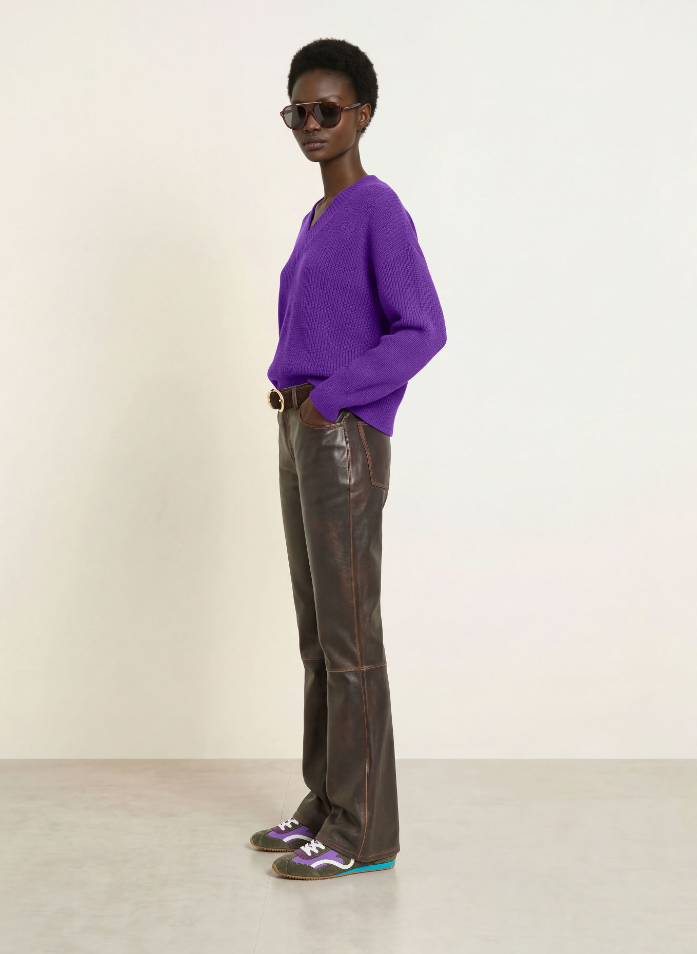 SANDRO Pullover: LILA