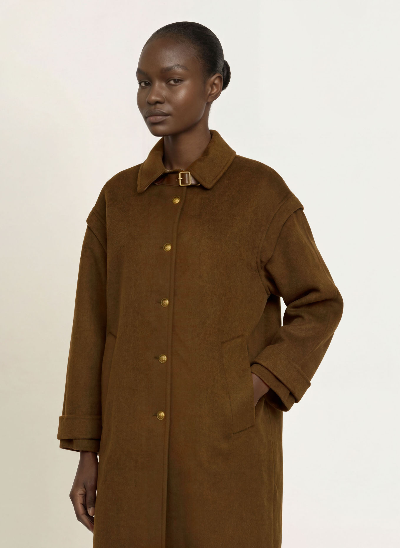 SANDRO Wollmantel: OLIV