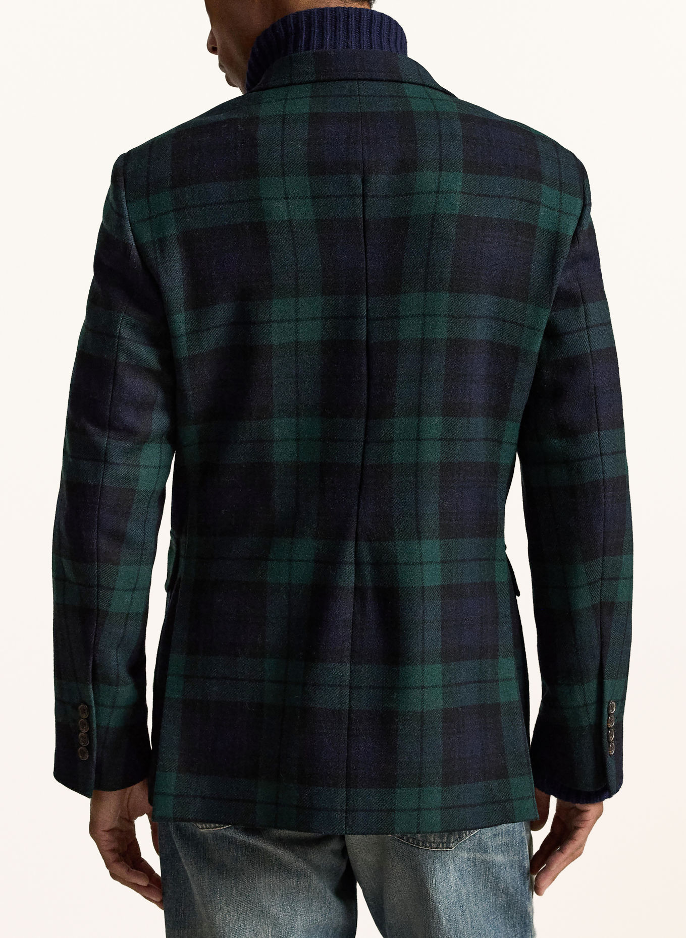 POLO RALPH LAUREN Sakko Modern Fit: DUNKELBLAU / DUNKELGRÜN / SCHWARZ