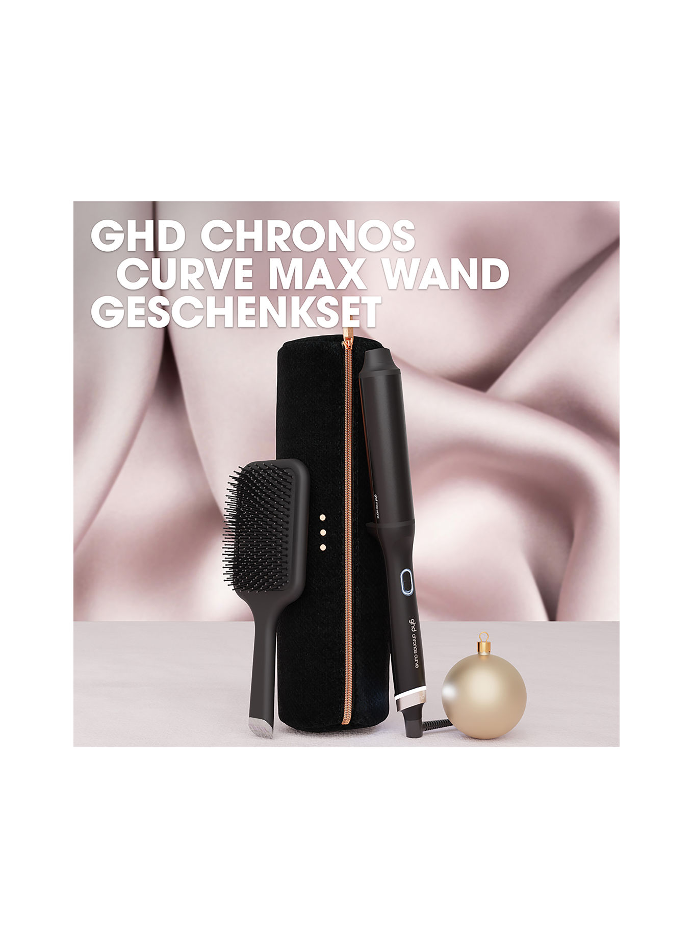 ghd CHRONOS CURVE MAX WAND GESCHENKSET: SCHWARZ