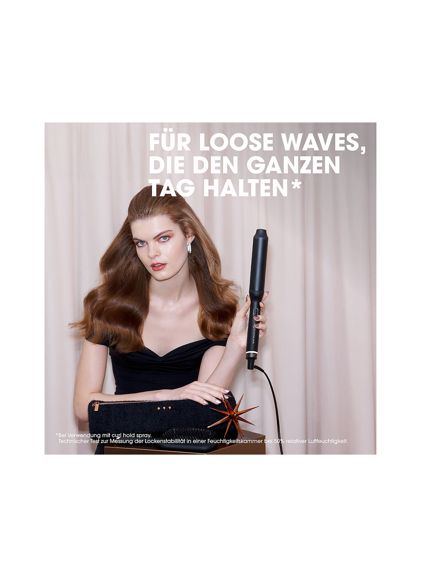 ghd CHRONOS CURVE MAX WAND GESCHENKSET: SCHWARZ