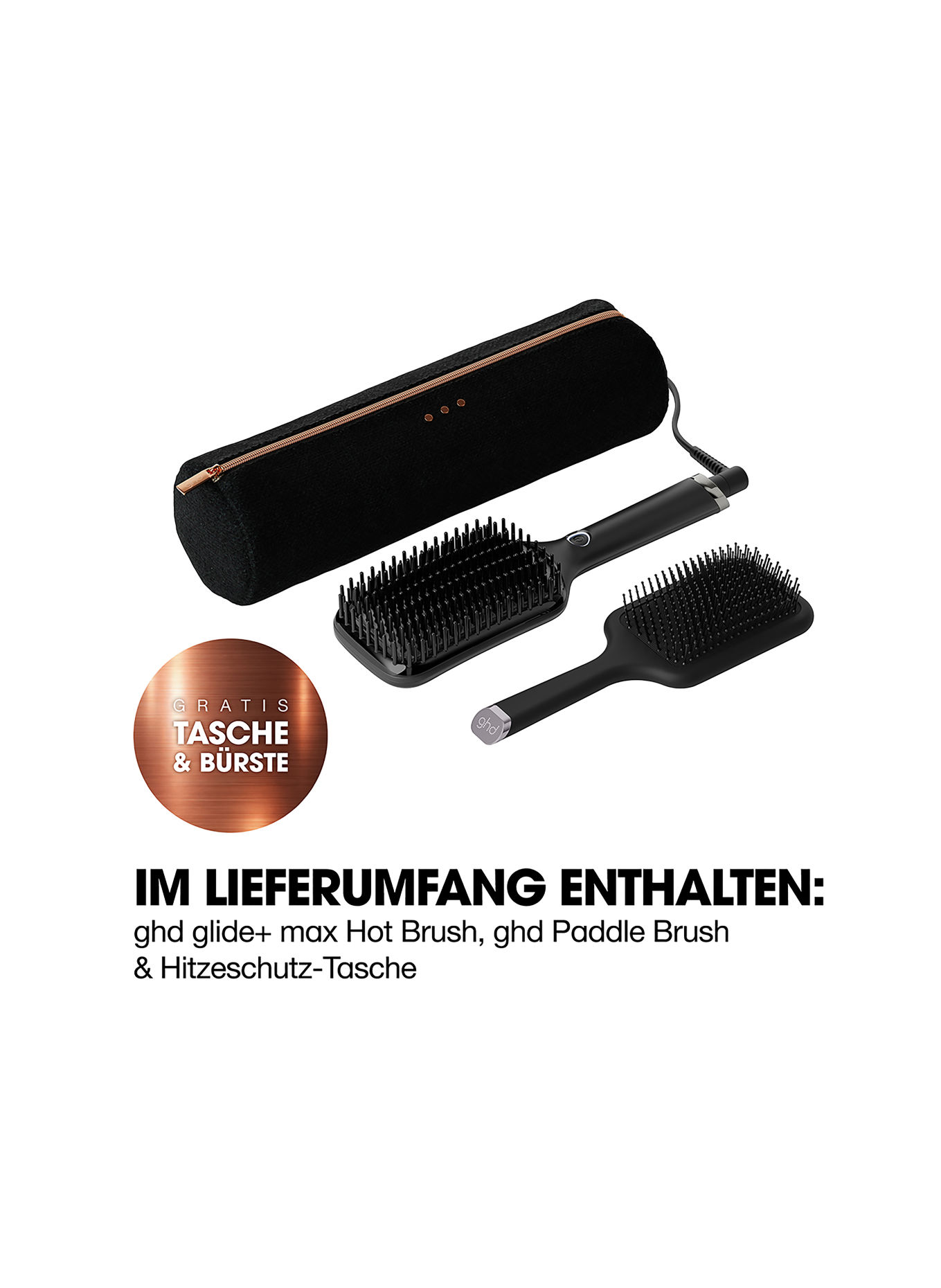 ghd GLIDE+ MAX GESCHENKSET: ZWART