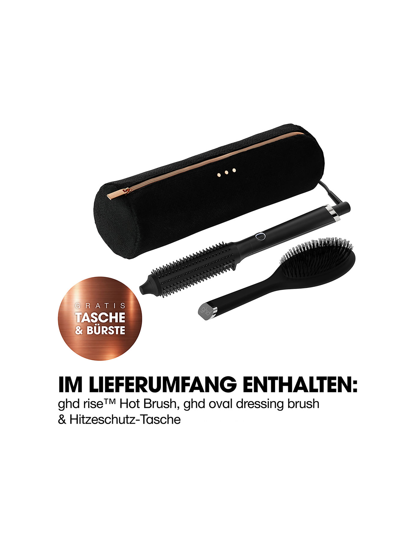 ghd RISE GESCHENKSET: ZWART