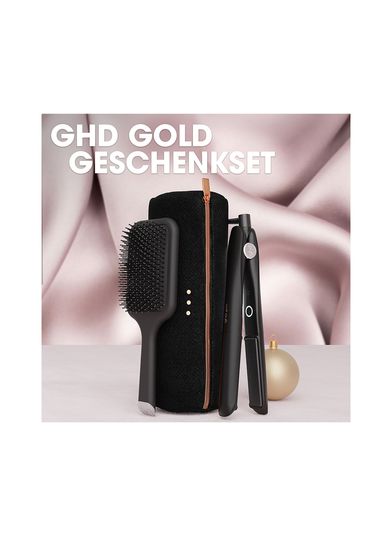 ghd GOLD GESCHENKSET: ZWART