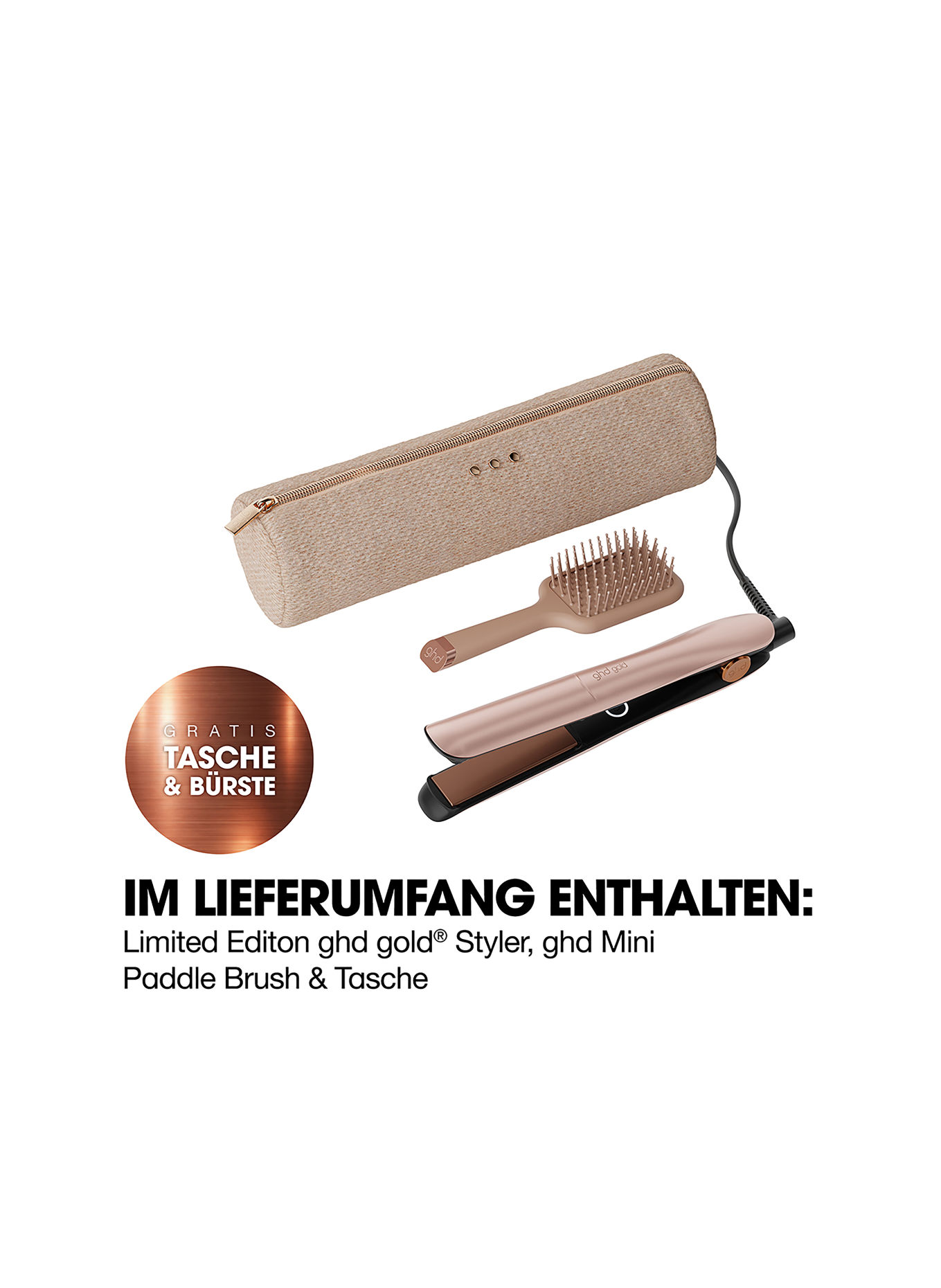 ghd CASHMERE GOLD GESCHENKSET: KASJMIERBEIGE