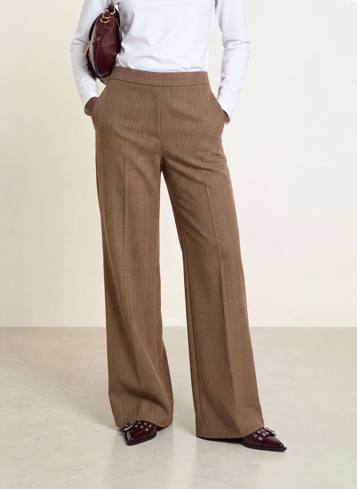 ESSENTIEL ANTWERP Marlenehose KELLINE2: BRAUN