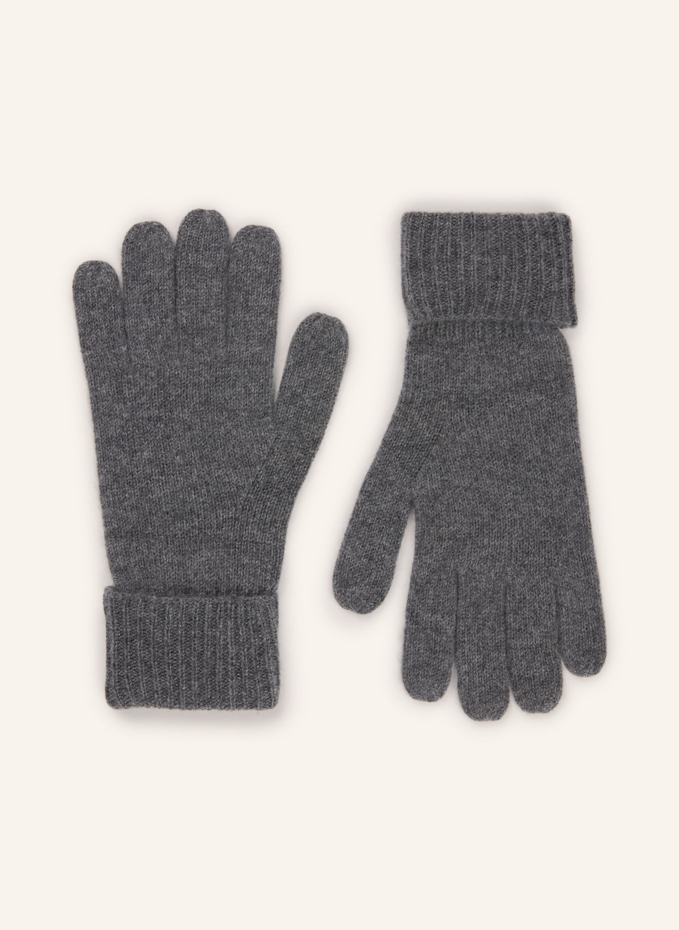 ba&sh Handschuhe CIMON aus Cashmere: GRAU