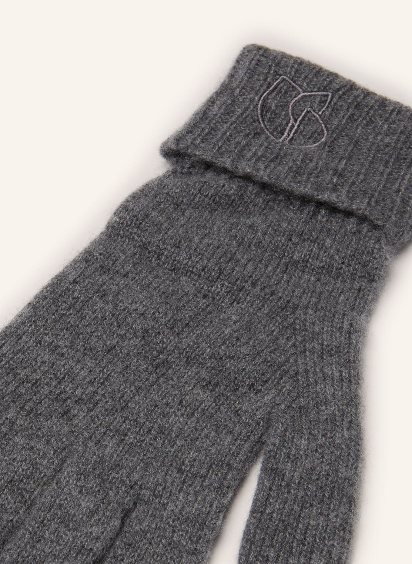 ba&sh Handschuhe CIMON aus Cashmere: GRAU