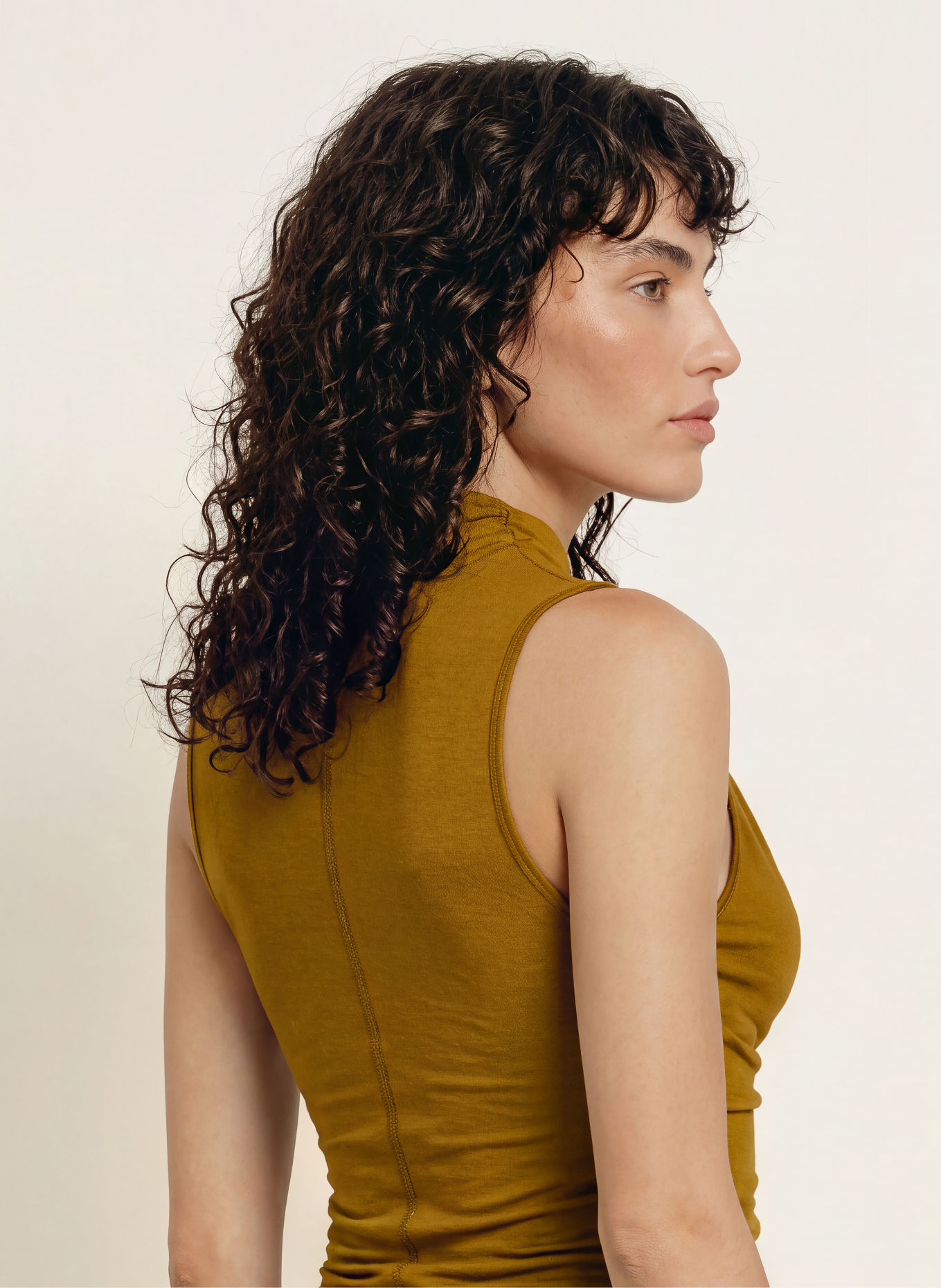 REISS Top CORINNE: KAKI