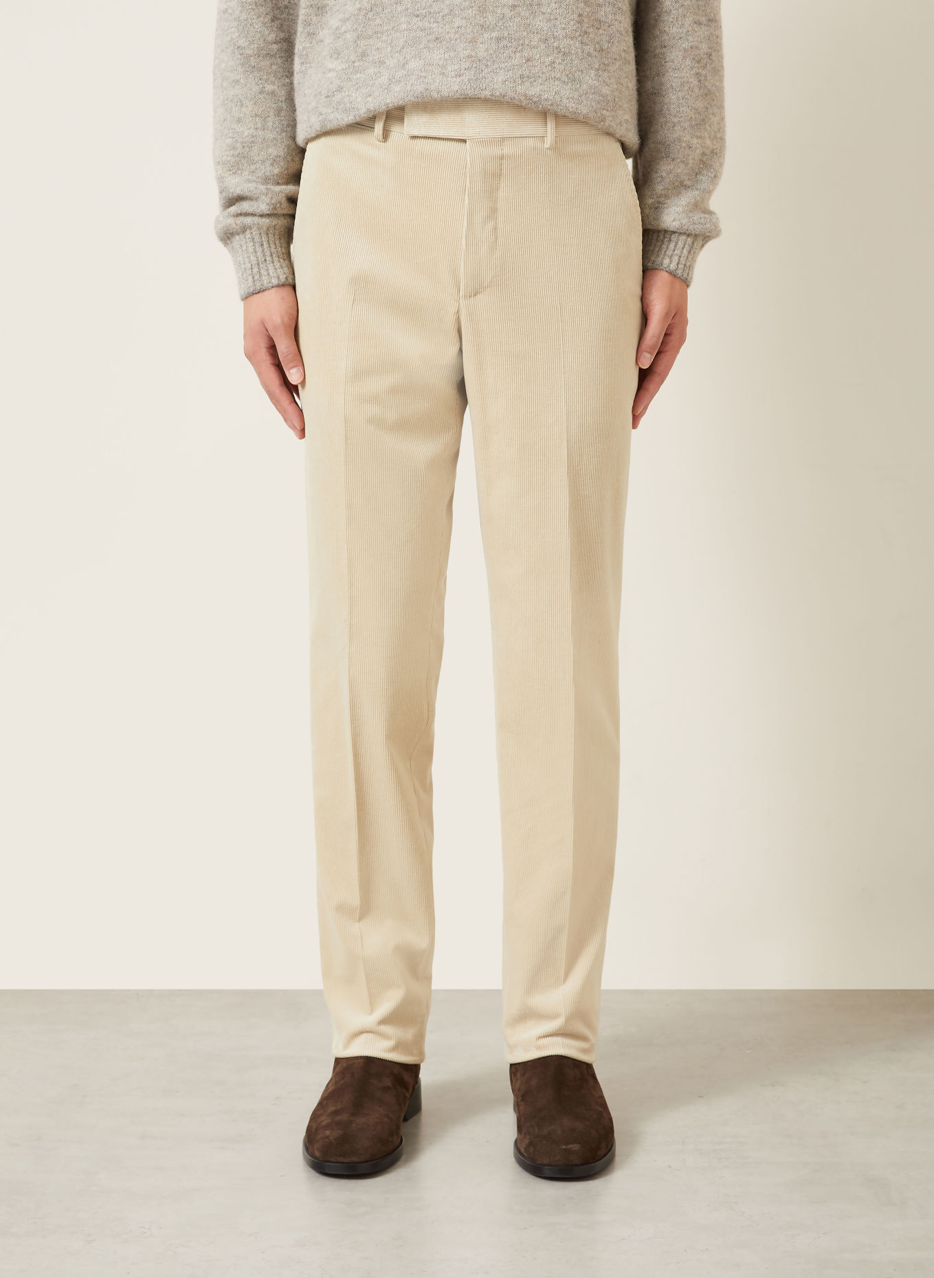 ZEGNA Corduroy Pants, Regular Fit: BEIGE