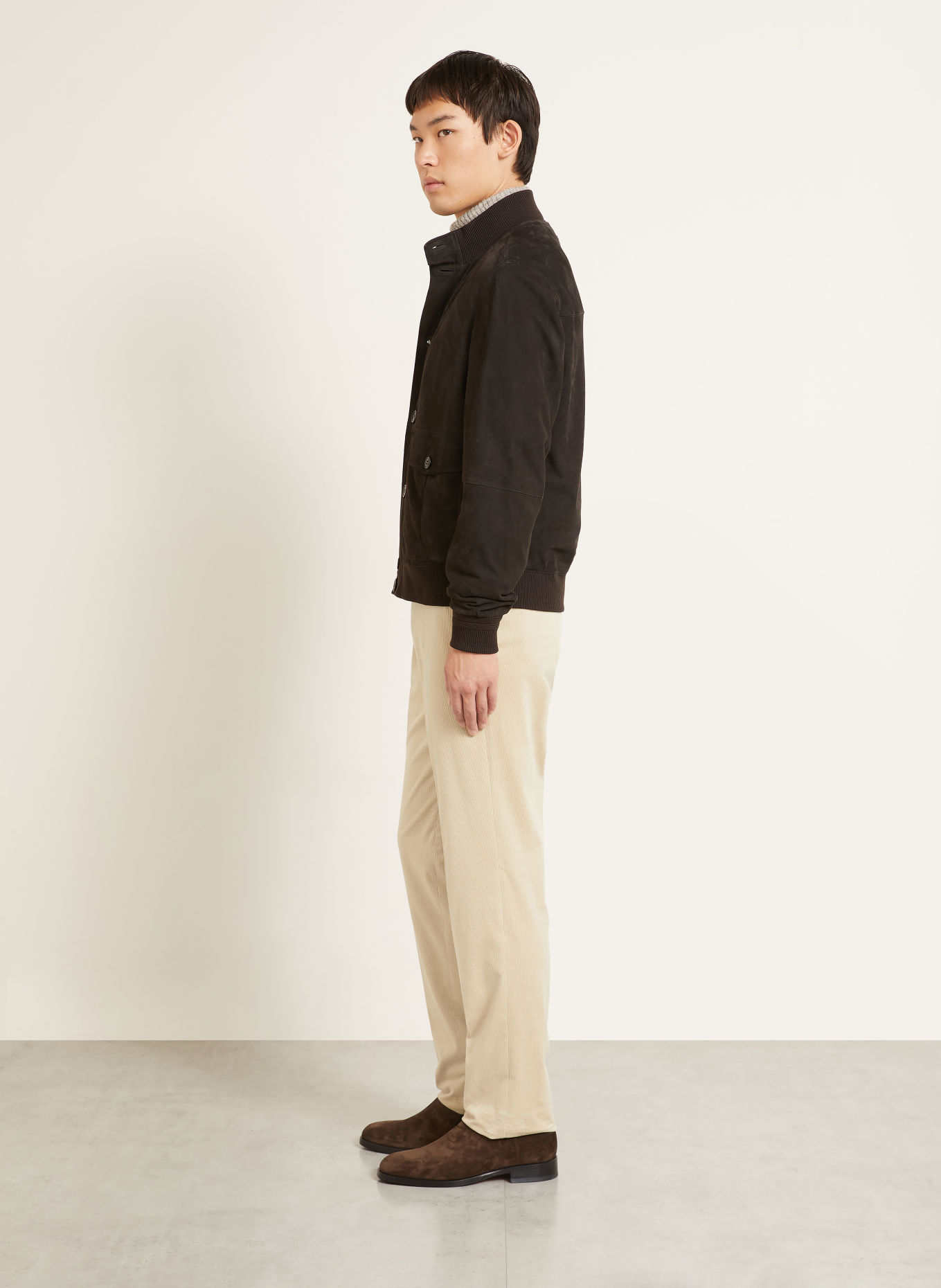 ZEGNA Corduroy Pants, Regular Fit: BEIGE