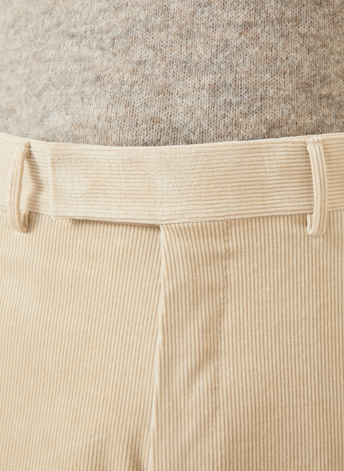 ZEGNA Corduroy Pants, Regular Fit: BEIGE