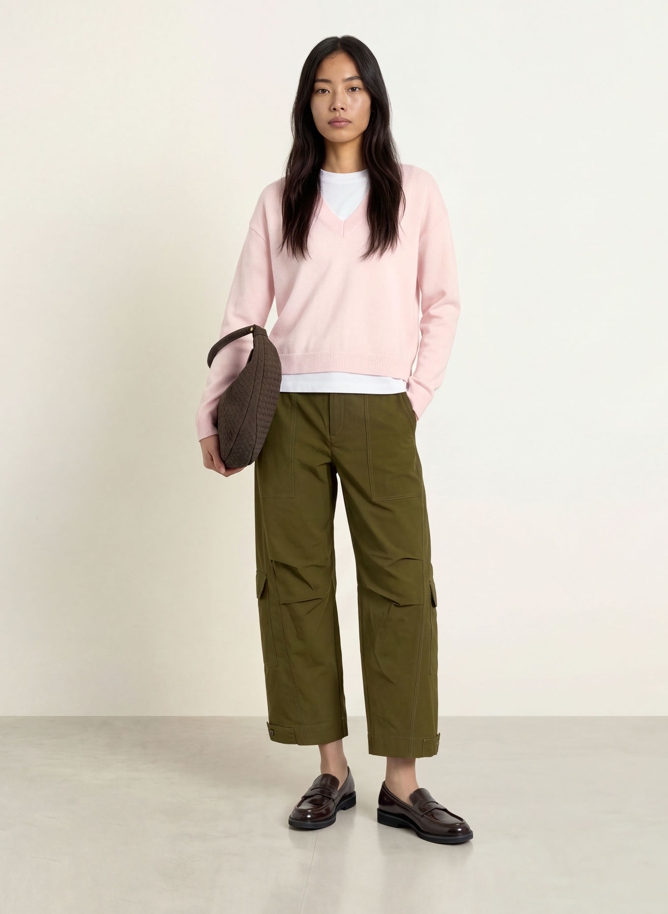 MAC DAYDREAM 7/8-Cargohose KUMAMOTO: OLIV