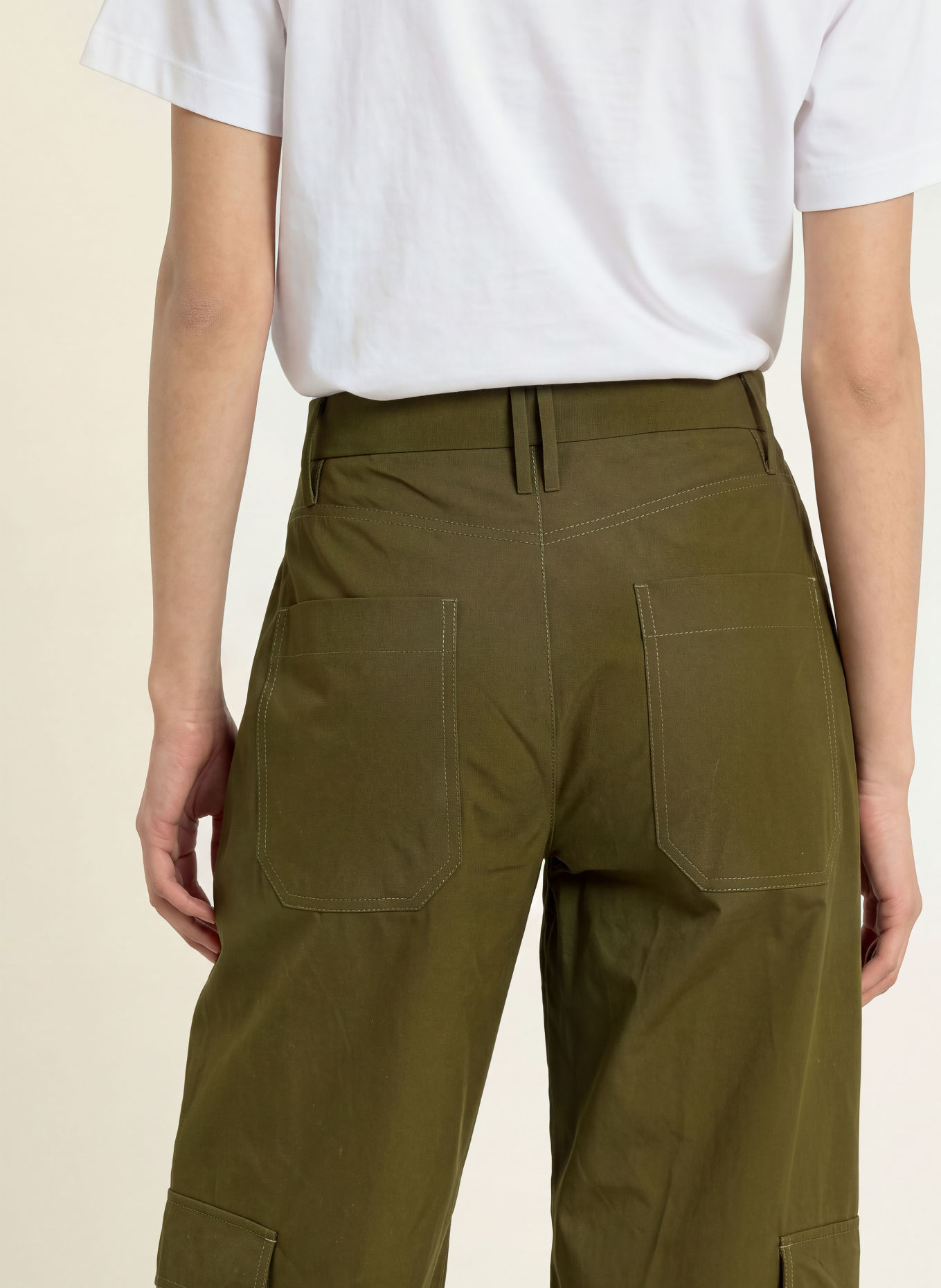 MAC DAYDREAM 7/8-Cargohose KUMAMOTO: OLIV