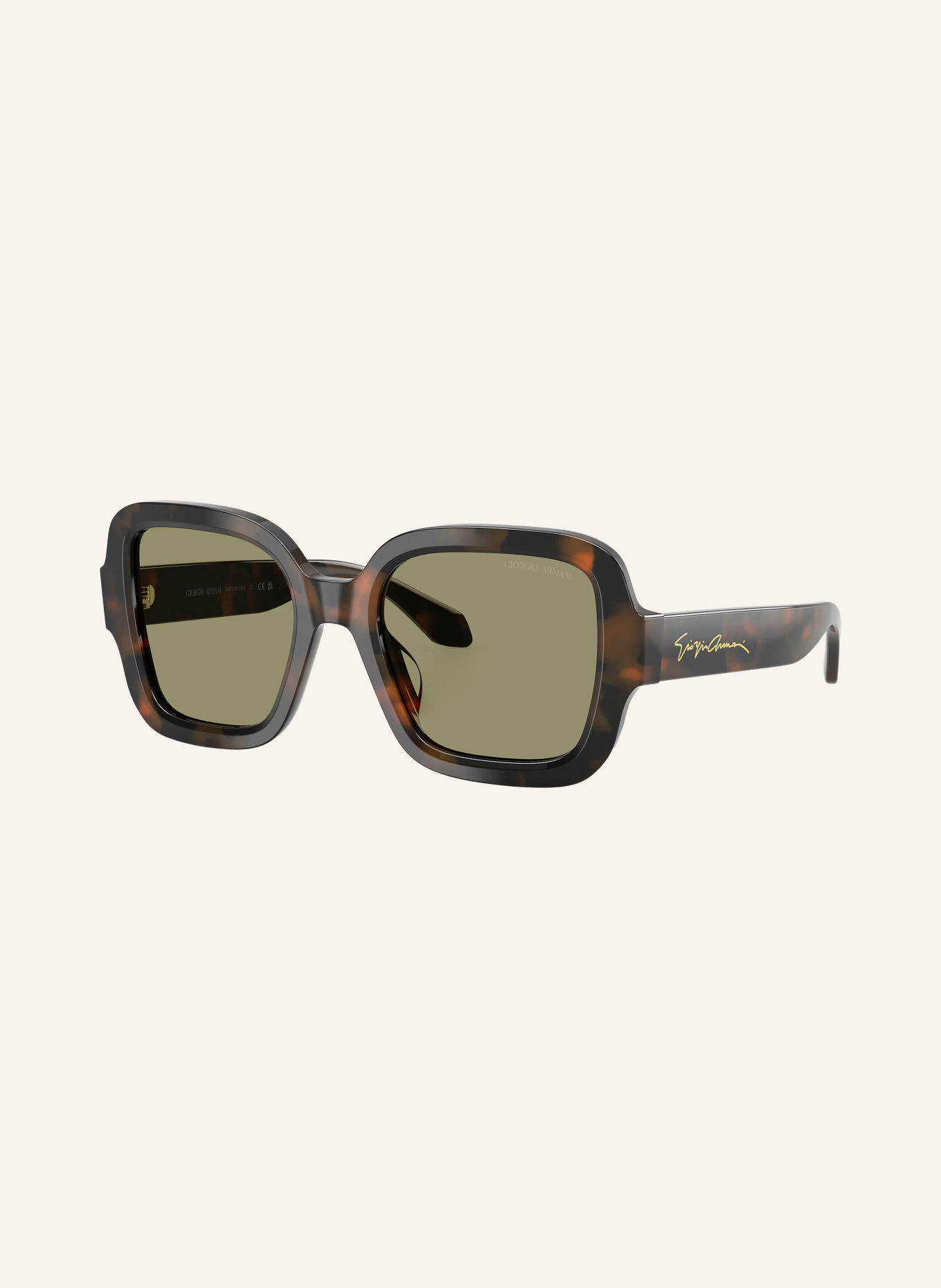 GIORGIO ARMANI Sluneční brýle AR8268U: HAVANA/ ZELENÁ