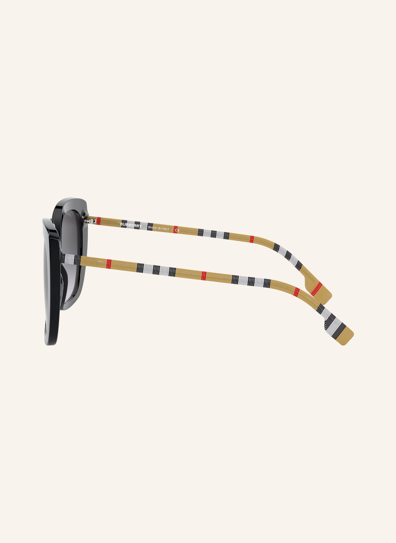 BURBERRY Okulary przeciwsłoneczne BE4323F CAROLL: CZARNY/SZARY GRADIENT