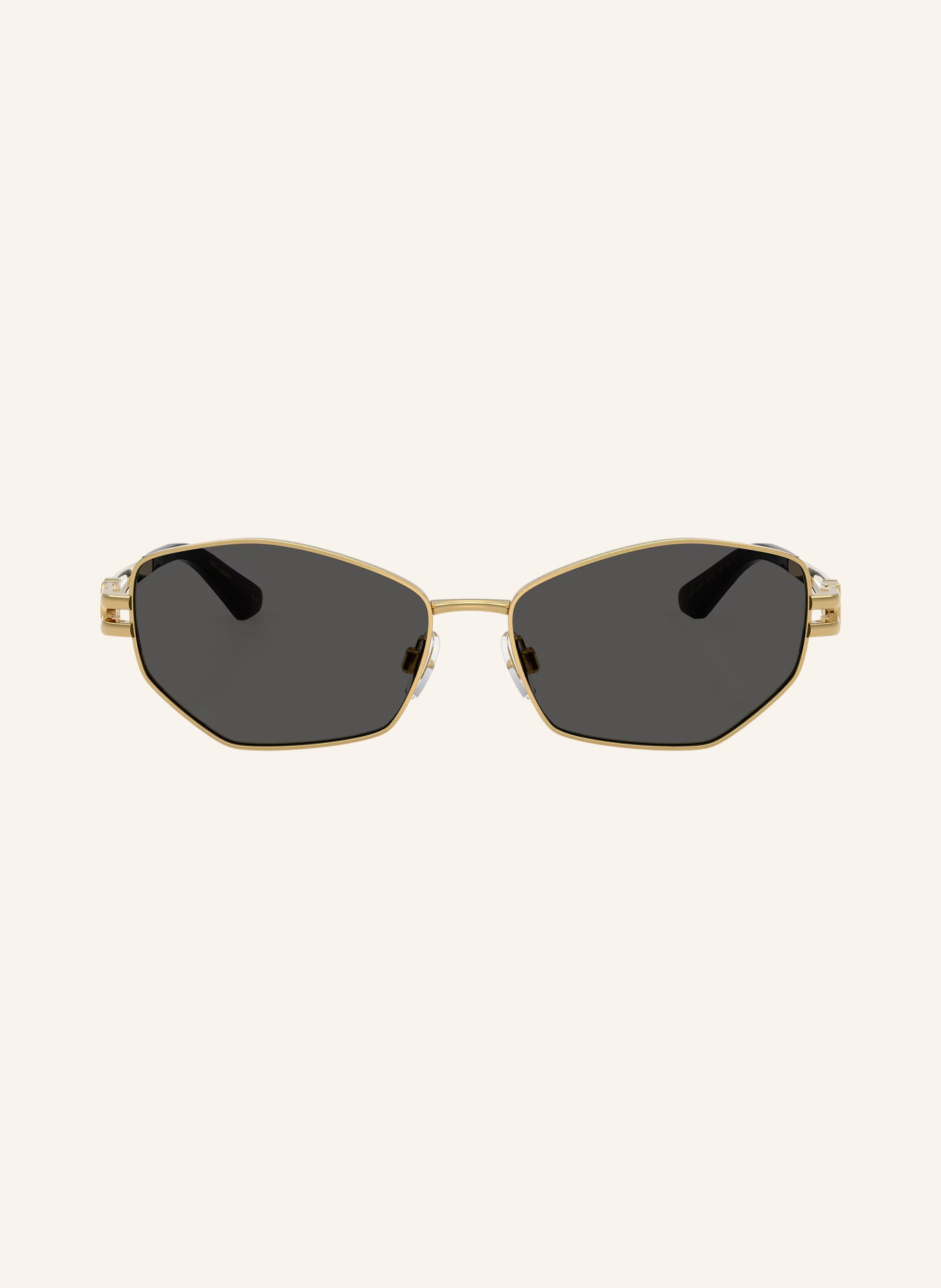 DOLCE & GABBANA Okulary przeciwsłoneczne DG2338: ZŁOTO/ CIEMNOSZARY