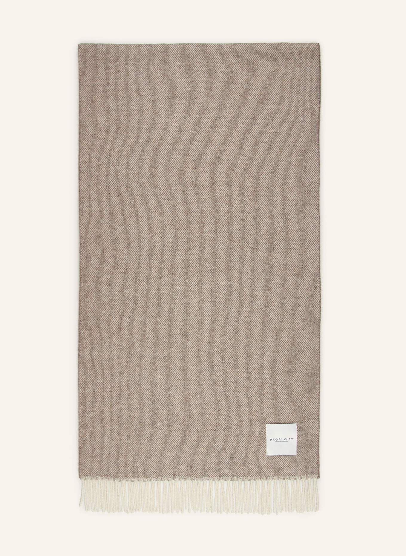 PROFUOMO Schal: TAUPE / BEIGE / CREME