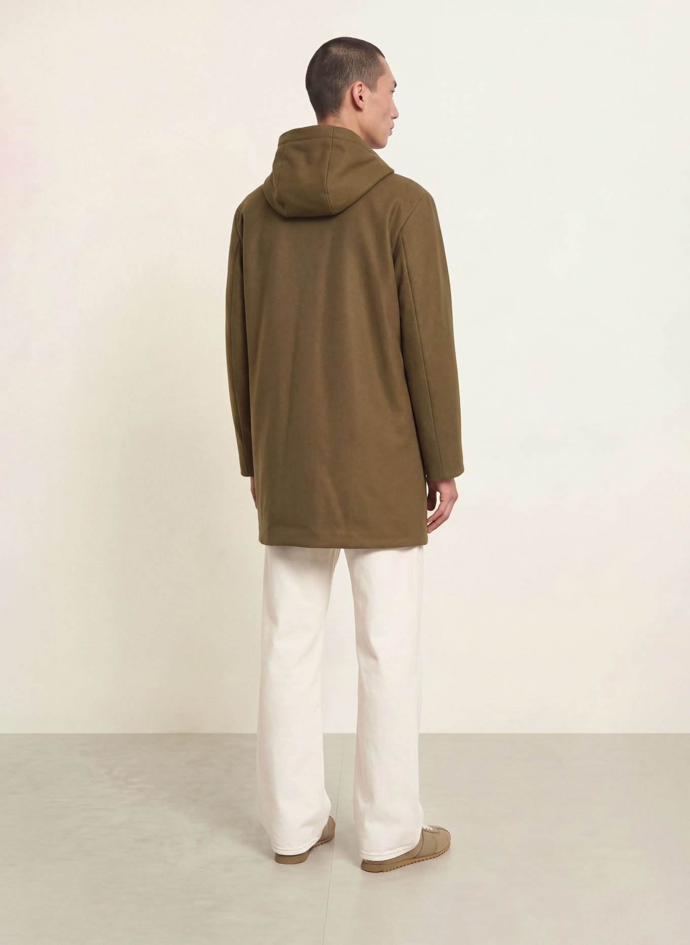 SANDRO Wollmantel: KHAKI